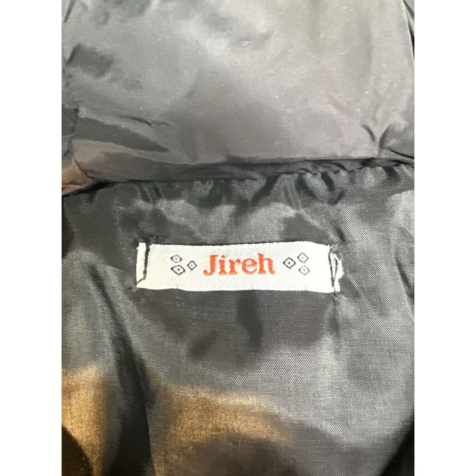 Vintage Jireh Black Puffer Vest Hooded Sleeveless Jacket Women’s Size Small Zip Up Size S / US 4 / IT 40 - 3 Thumbnail