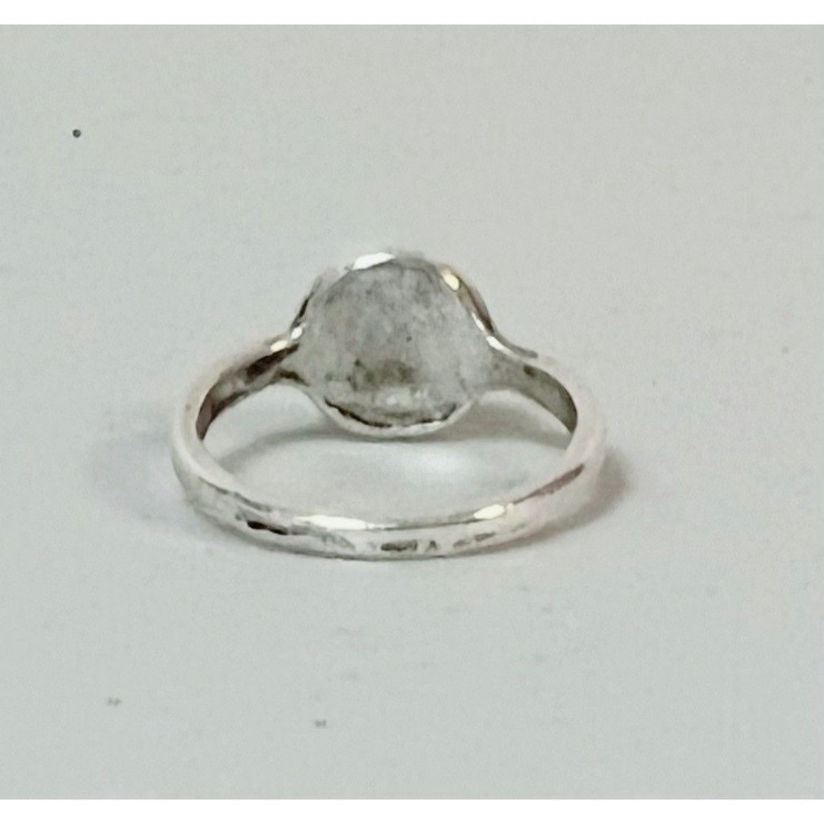 Japanese Brand × Vintage Silver Black Round Onyx Gem Gemstone Toe Ring Jewelry 🖤 Size ONE SIZE - 2 Thumbnail
