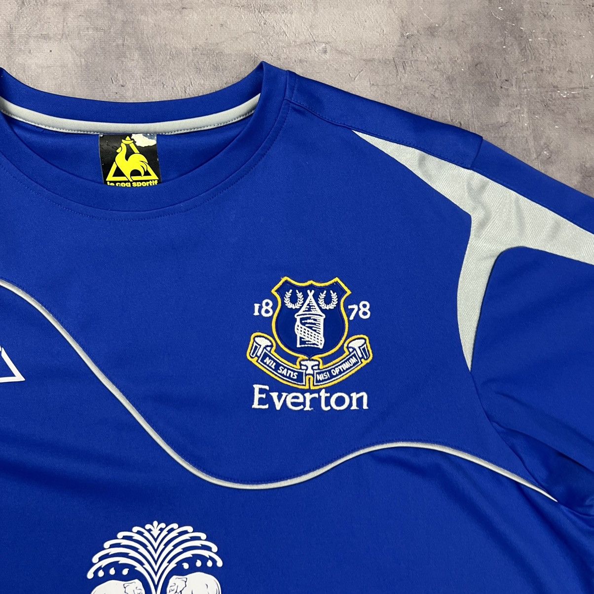 Le Coq Sportif Rare! Everton Le Coq Sportif Soccer Jersey Shirt 00s Size US L / EU 52-54 / 3 - 12 Thumbnail