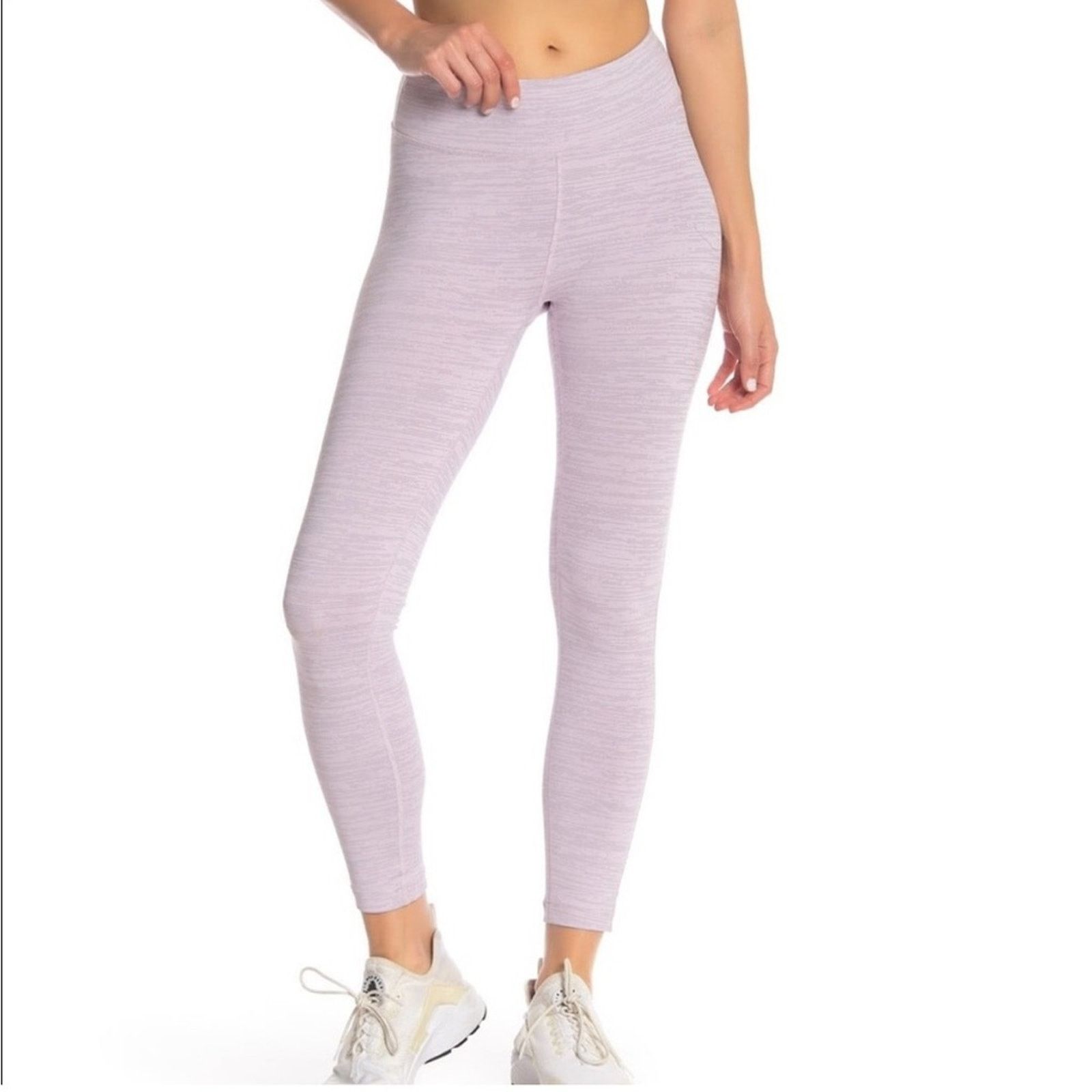 Outdoor Voices Outdoor Voices Purple Gray Techsweat Flex 7/8 Leggings Sz S Size 24" / US 00 / IT 34 - 1 Thumbnail