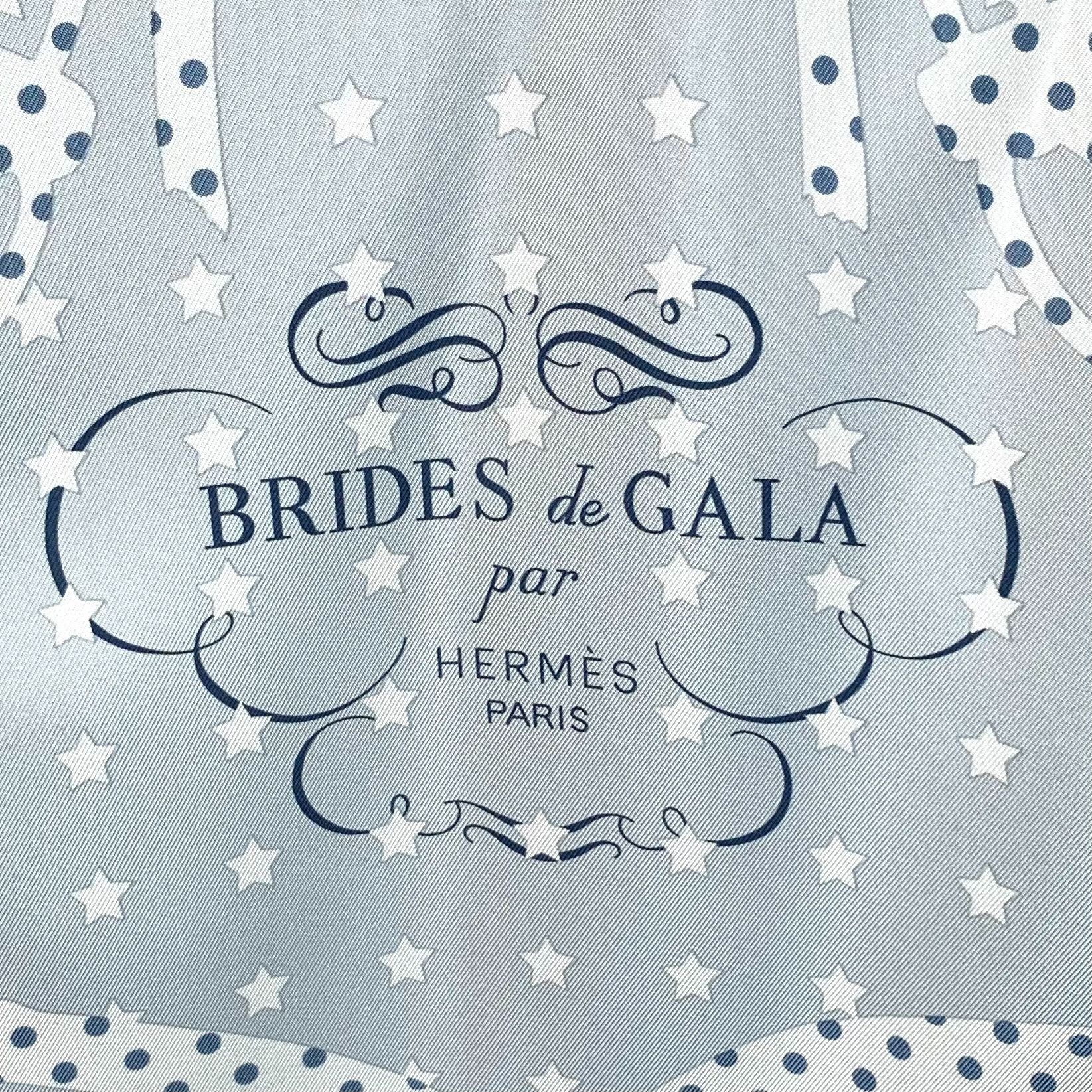 Hermes Hermès Brides De Gala Aqua Blue Wool & Silk Knit Sweater Siz Size S / US 4 / IT 40 - 6 Thumbnail
