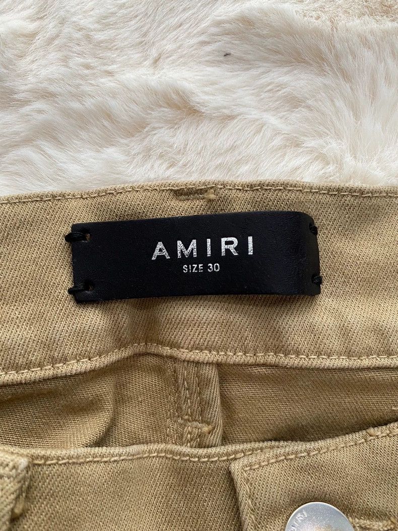 Amiri Amiri Khaki patchwork MX1 jeans 2502-Nextarrow Size US 30 / EU 46 - 2 Thumbnail