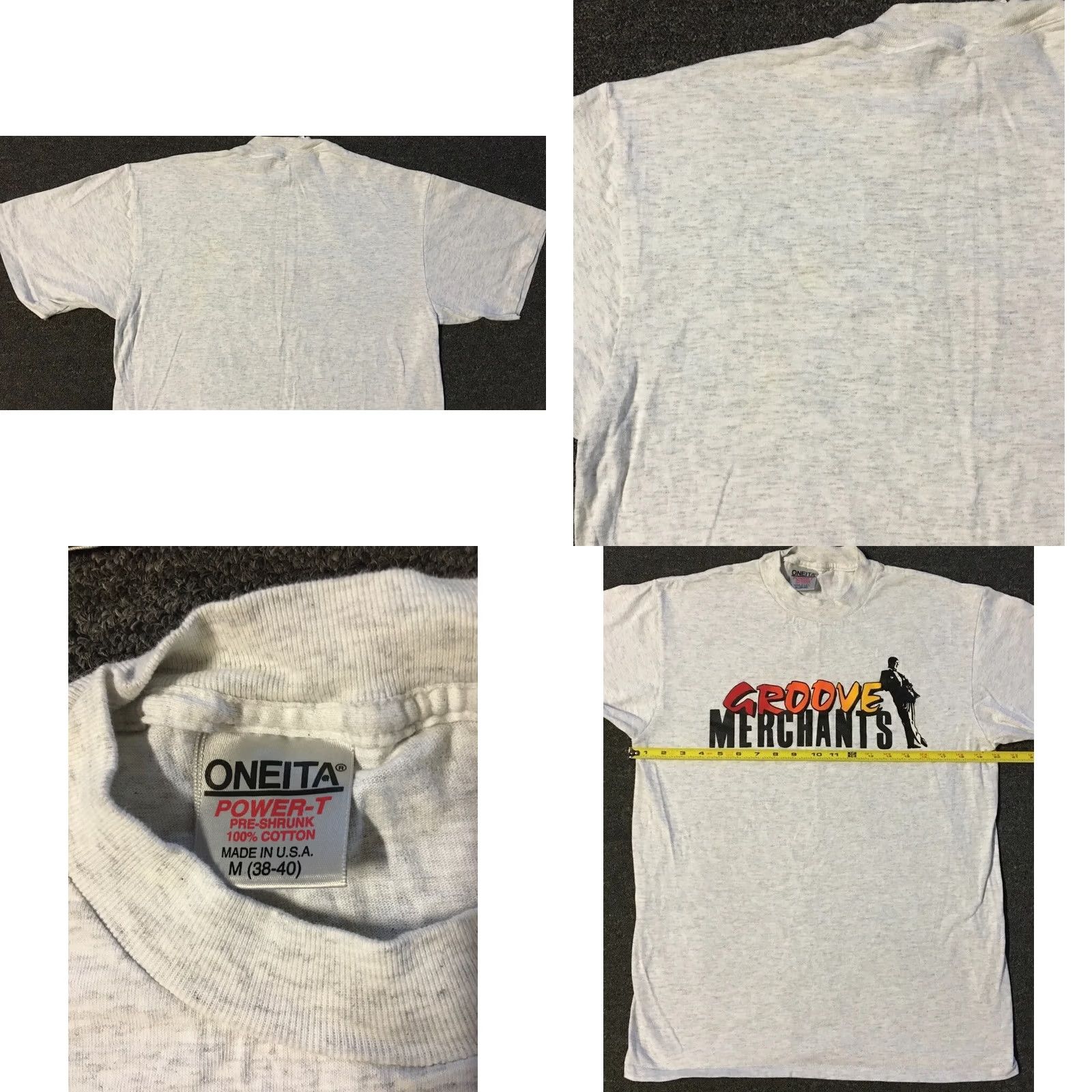 Vintage VINTAGE Groove Merchants Band Faded Shirt M USA Jazz Gray Short Sleeve T-Shirt Mens 90s 80s 70s Rock Grunge Concert Festival Music USA Band Size US M / EU 48-50 / 2 - 9 Thumbnail