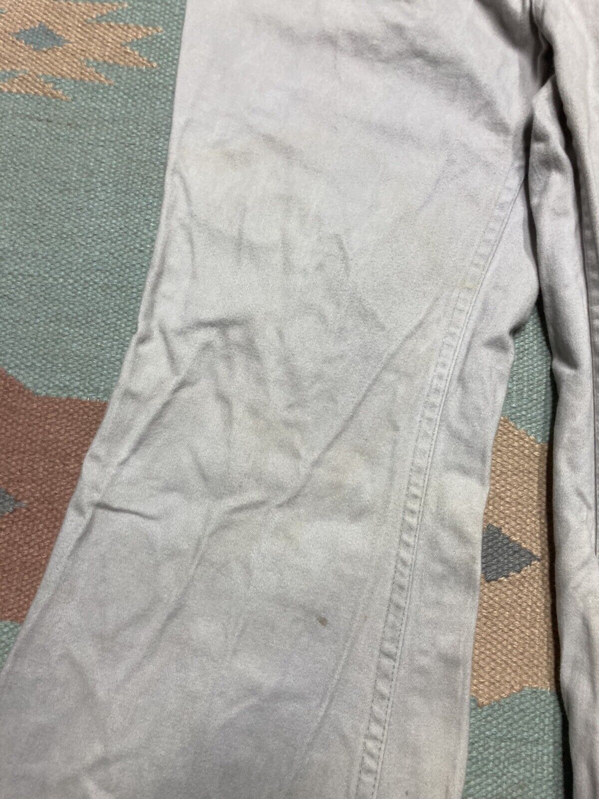 Vintage 70s elephant bell bottom flare pants moleskin Male 31x31 Size US 31 - 6 Thumbnail