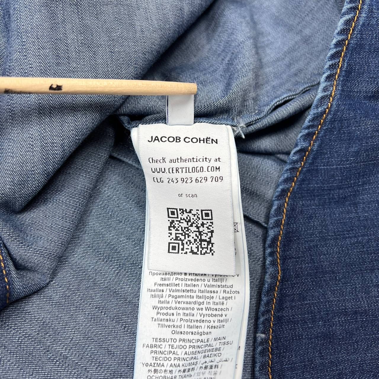 Jacob Cohen Jacob Cohen Western Denim Shirt Blue Size 46 Size L / US 10 / IT 46 - 10 Thumbnail