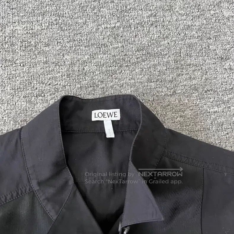Loewe Loewe Beaded asymmetric long-sleeve shirt Size XS / US 0-2 / IT 36-38 - 4 Thumbnail