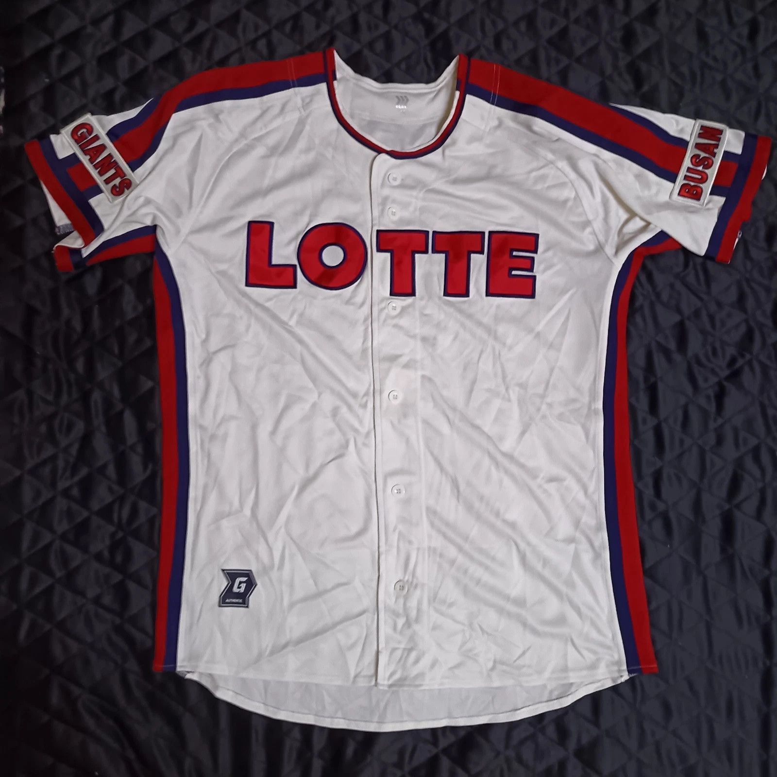 MLB Busan Lotte Giants KBO Korean Baseball Jersey Size US XL / EU 56 / 4 - 1 Thumbnail