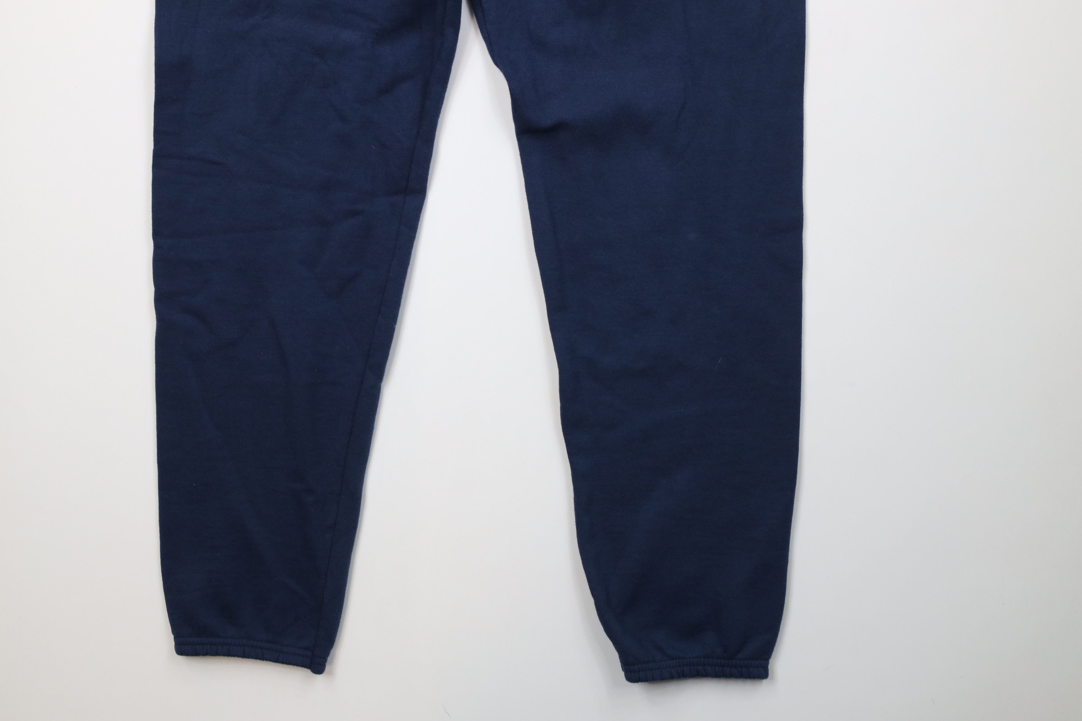 Vintage Vintage 90s Streetwear Blank Sweatpants Joggers Pants Blue Size US 34 / EU 50 - 4 Thumbnail