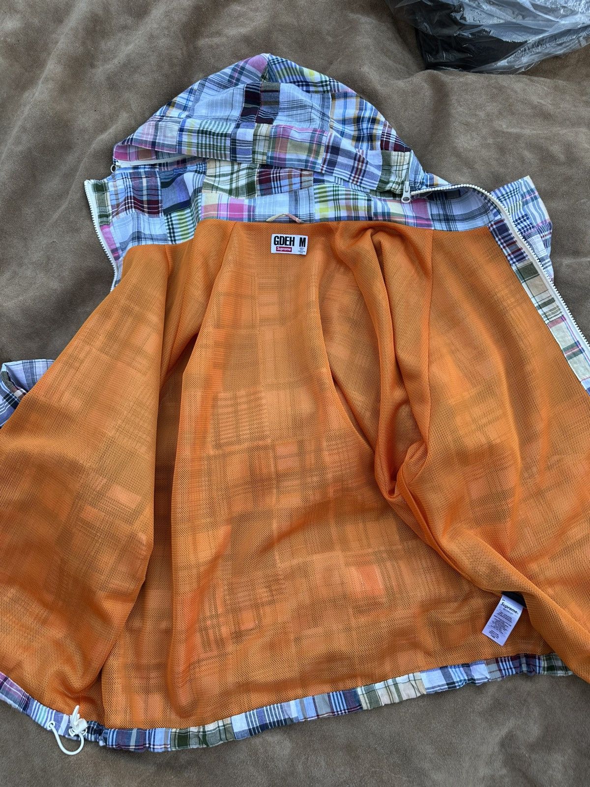 GOODENOUGH × Supreme Supreme Goodenough Patchwork Hooded Jacket Size US M / EU 48-50 / 2 - 4 Thumbnail