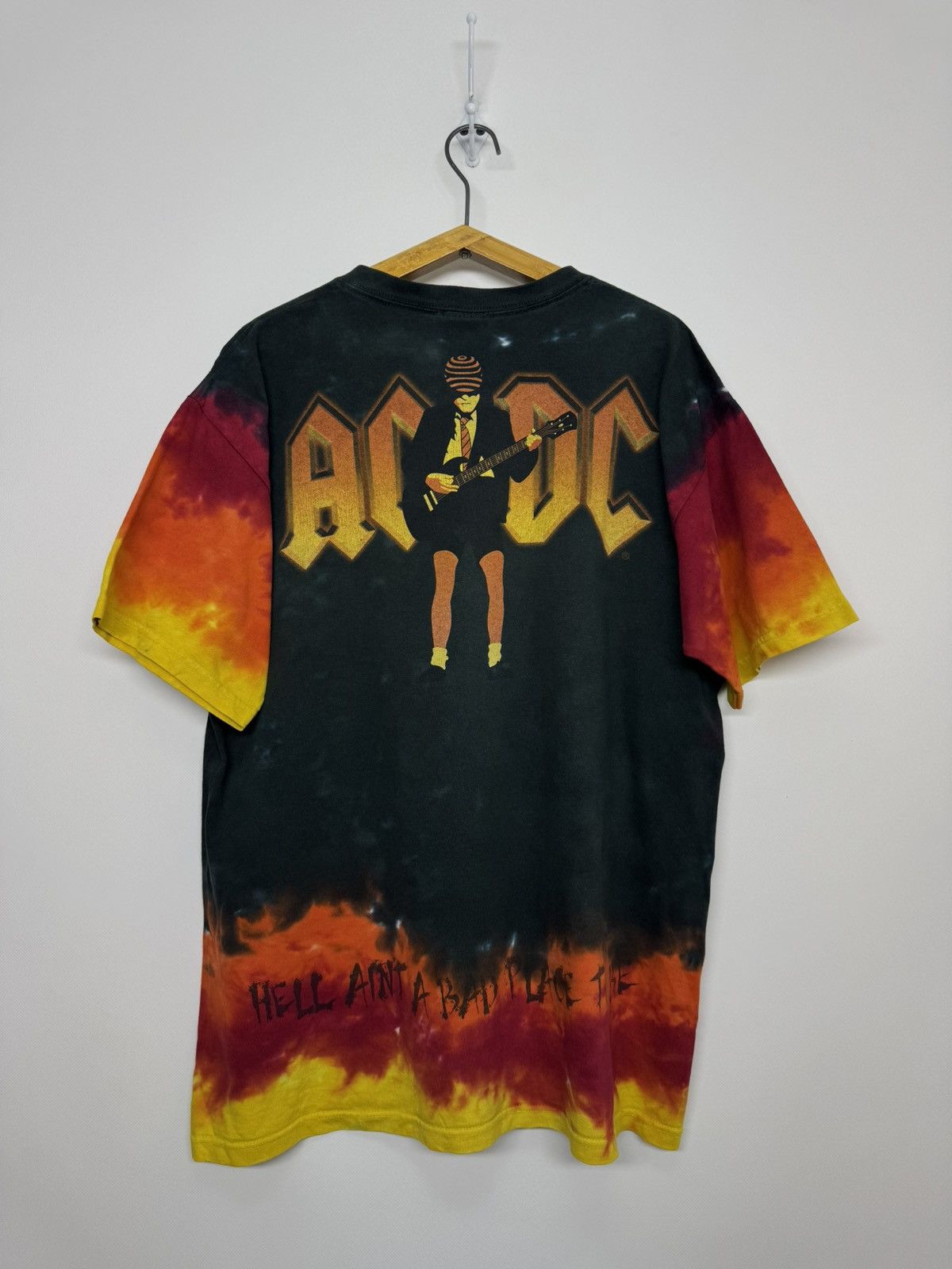 AC/DC Vintage Y2k 2006 Liquid Blue AC/DC All Over Print T-Shirt Size US L / EU 52-54 / 3 - 10 Thumbnail