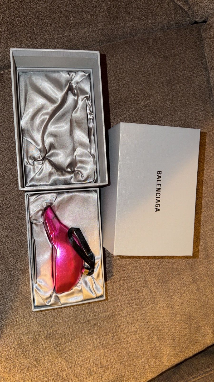 Balenciaga Balenciaga Pink Cap Ornament/ Charm $590 Retail Size ONE SIZE - 1 Thumbnail