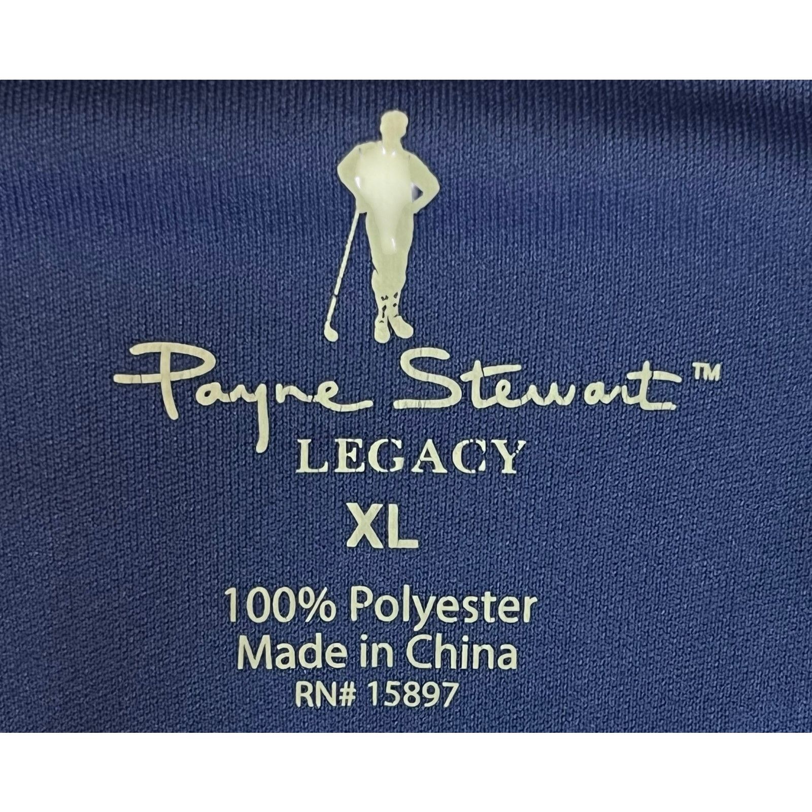 Other Payne Stewart Legacy XL Mens Zip Pullover Blue Golf Sweater Size US XL / EU 56 / 4 - 5 Thumbnail