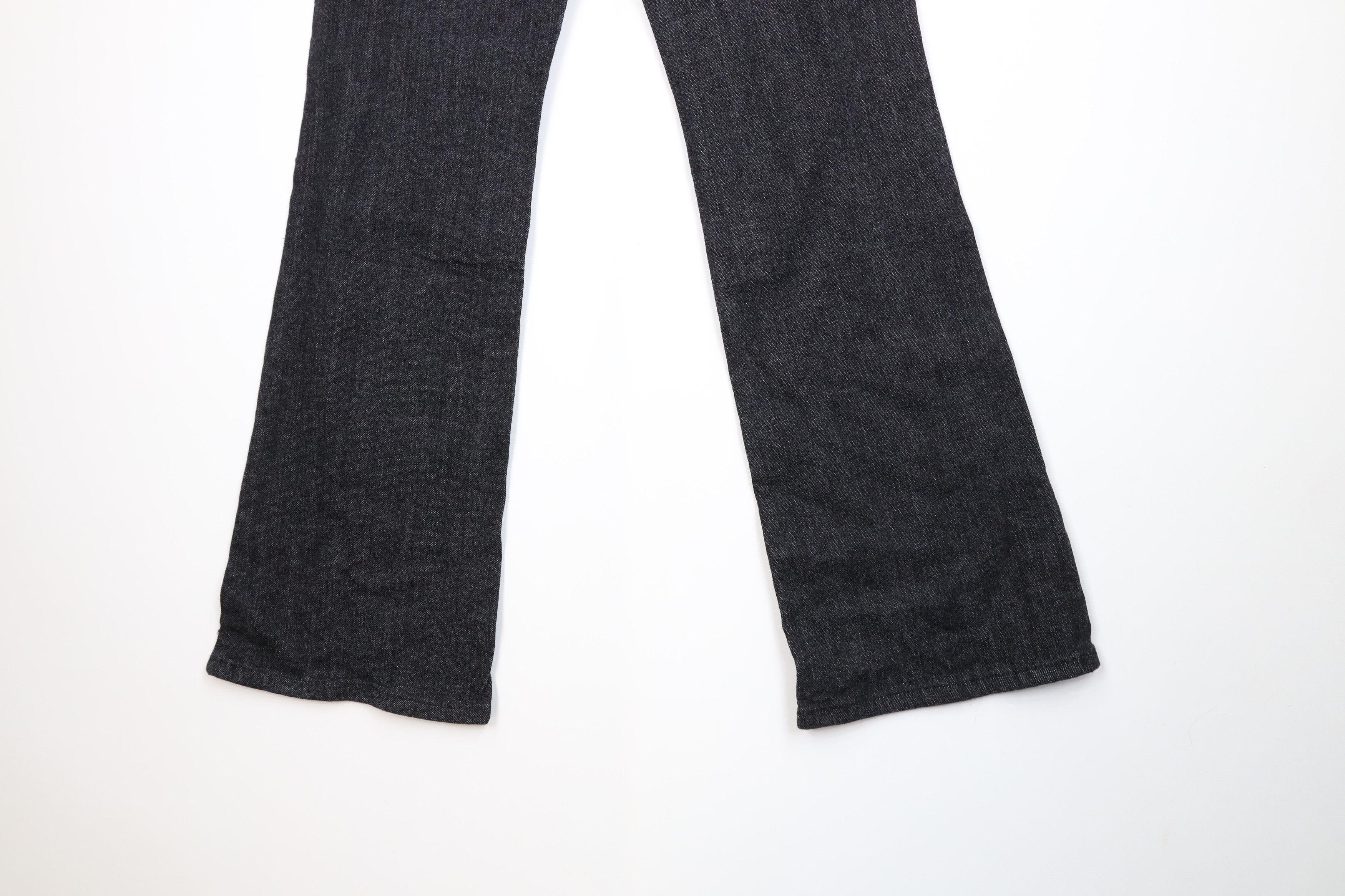 Vintage Deadstock Vintage Y2K Babydoll Flared Wide Leg Denim Jeans Size 32" / US 10 / IT 46 - 13 Thumbnail
