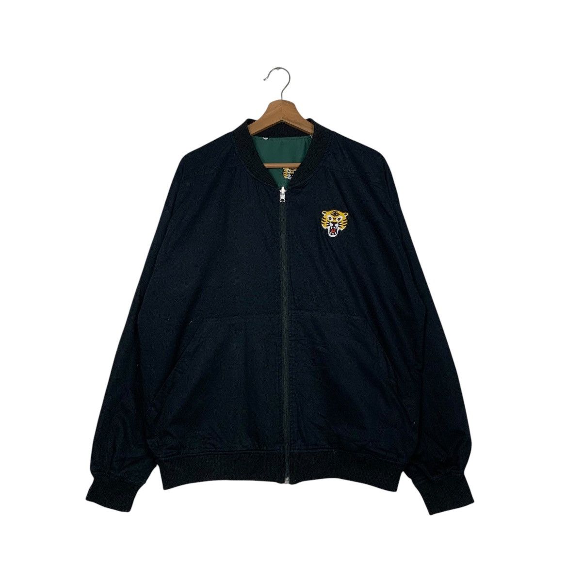 Japanese Brand GRANIPH Tiger Face Reversible Bomber Jacket #2757-C124 Size US M / EU 48-50 / 2 - 3 Thumbnail
