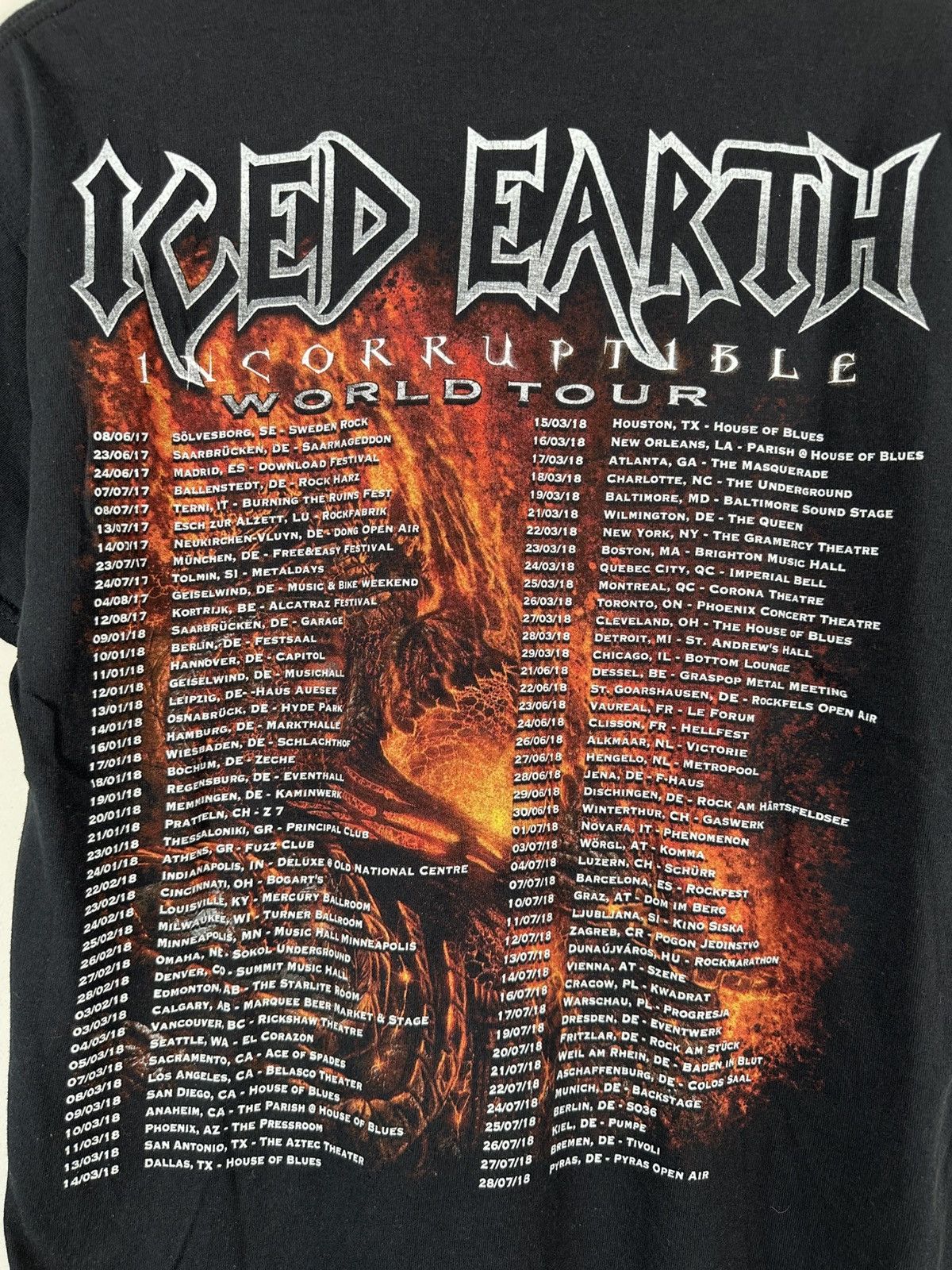 Band Tees Vintage Iced Earth Rock Tee Size US M / EU 48-50 / 2 - 6 Thumbnail