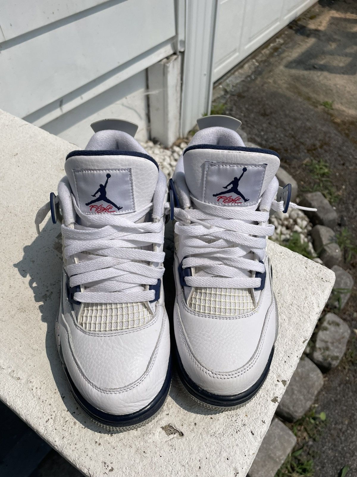Jordan Brand Jordan 4 Midnight Navy Size 5 Size US 5 / EU 37 - 4 Thumbnail