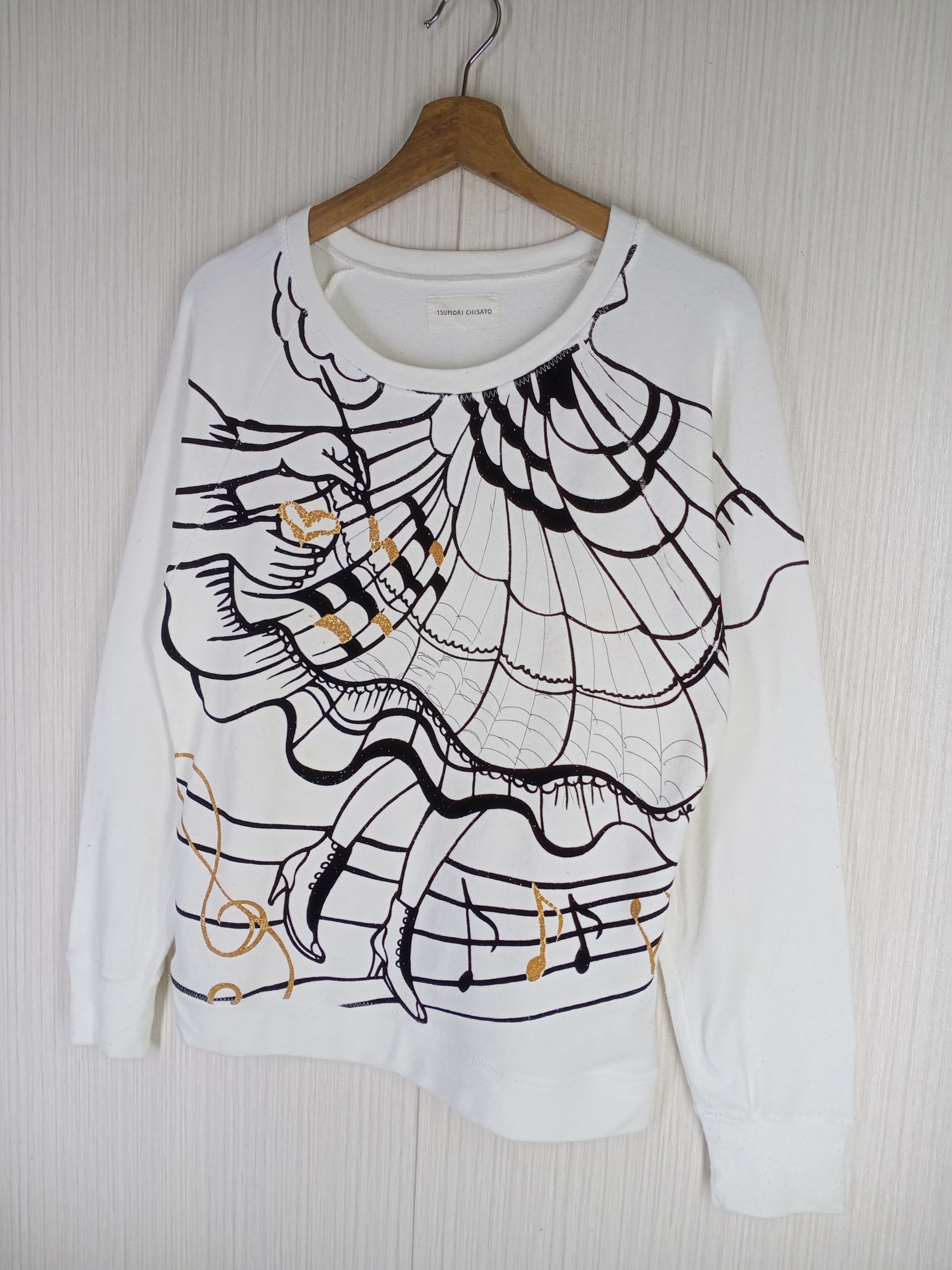 Issey Miyake Rare Vintage Tsumori Chisato Sweatshirt Size M / US 6-8 / IT 42-44 - 2 Thumbnail