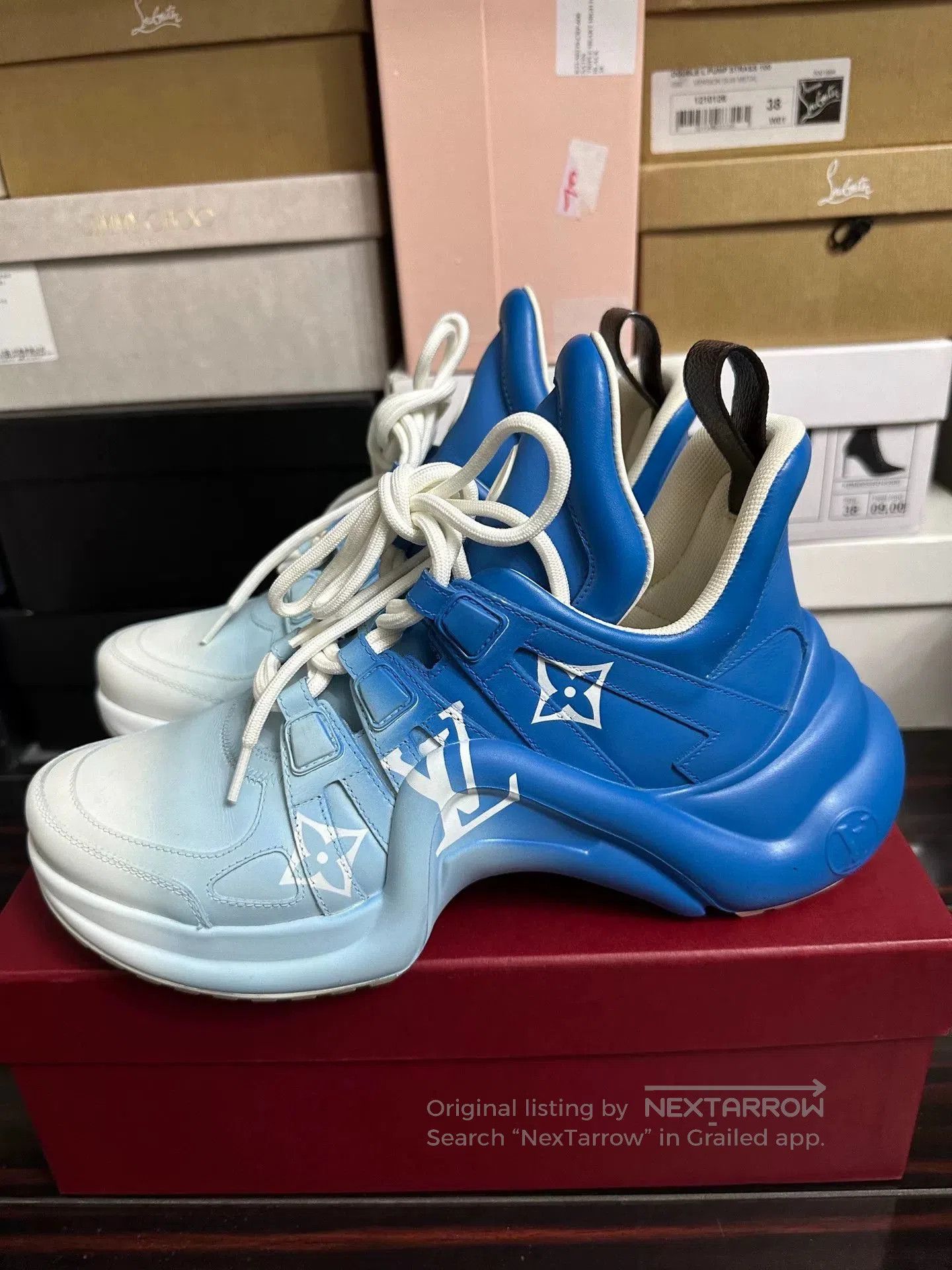 Louis Vuitton LV Gradient Dad Shoes Size 38. Size US 7 / IT 37 - 1 Thumbnail