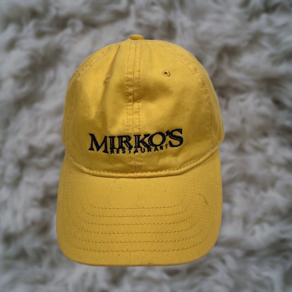 Vintage Captiv8 New York Hat Adult Adjustable StrapBack Baseball Cap Mirko’S Restaurant - Comfortable for Fall, Spring, Summer, Winter Size ONE SIZE - 1 Thumbnail