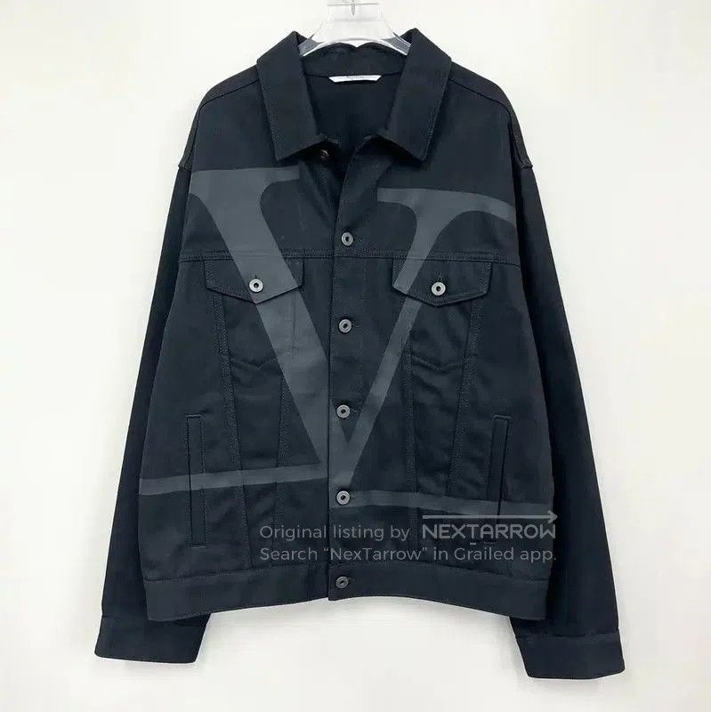 Valentino Valentino Black Men's Casual Jacket . Size US M / EU 48-50 / 2 - 1 Thumbnail