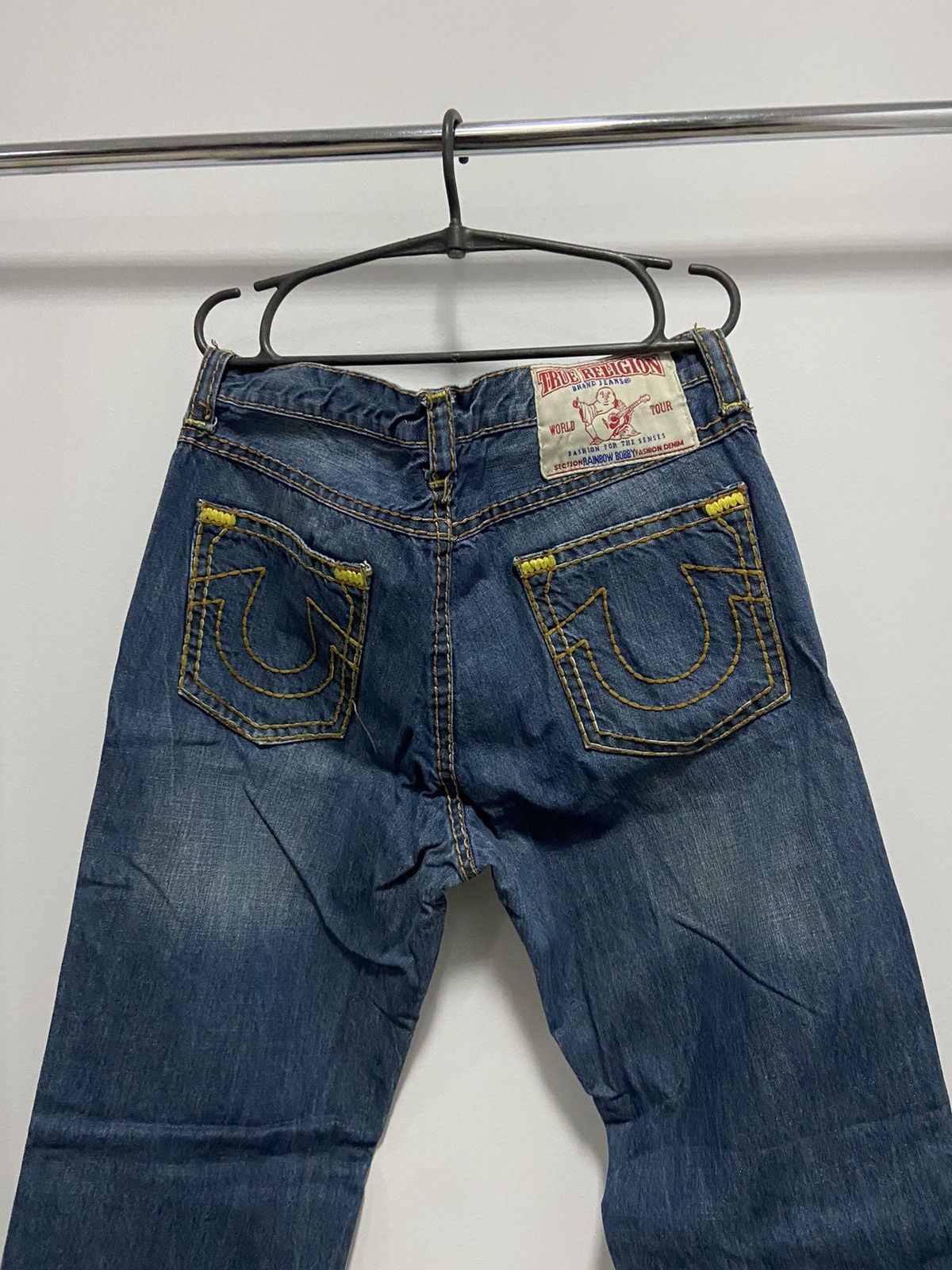 True Religion × Vintage True Religion rainbow Bobby jeans Pants Selvedge Vintage Size US 38 / EU 54 - 2 Thumbnail