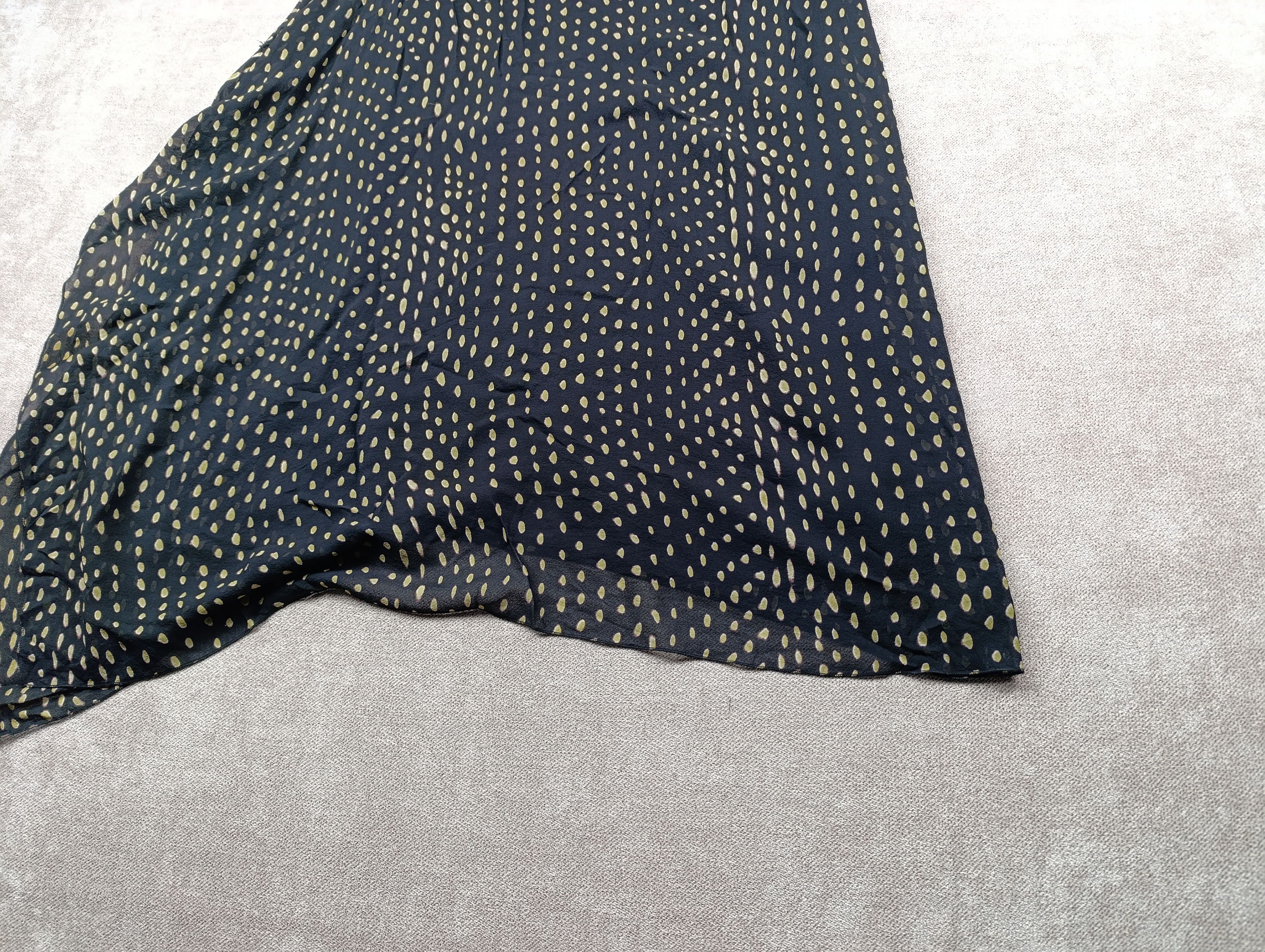Max Mara MAX MARA DOT PRINT SILK VINTAGE STRAP ASYMMETRIC DRESS Size M / US 6-8 / IT 42-44 - 5 Thumbnail
