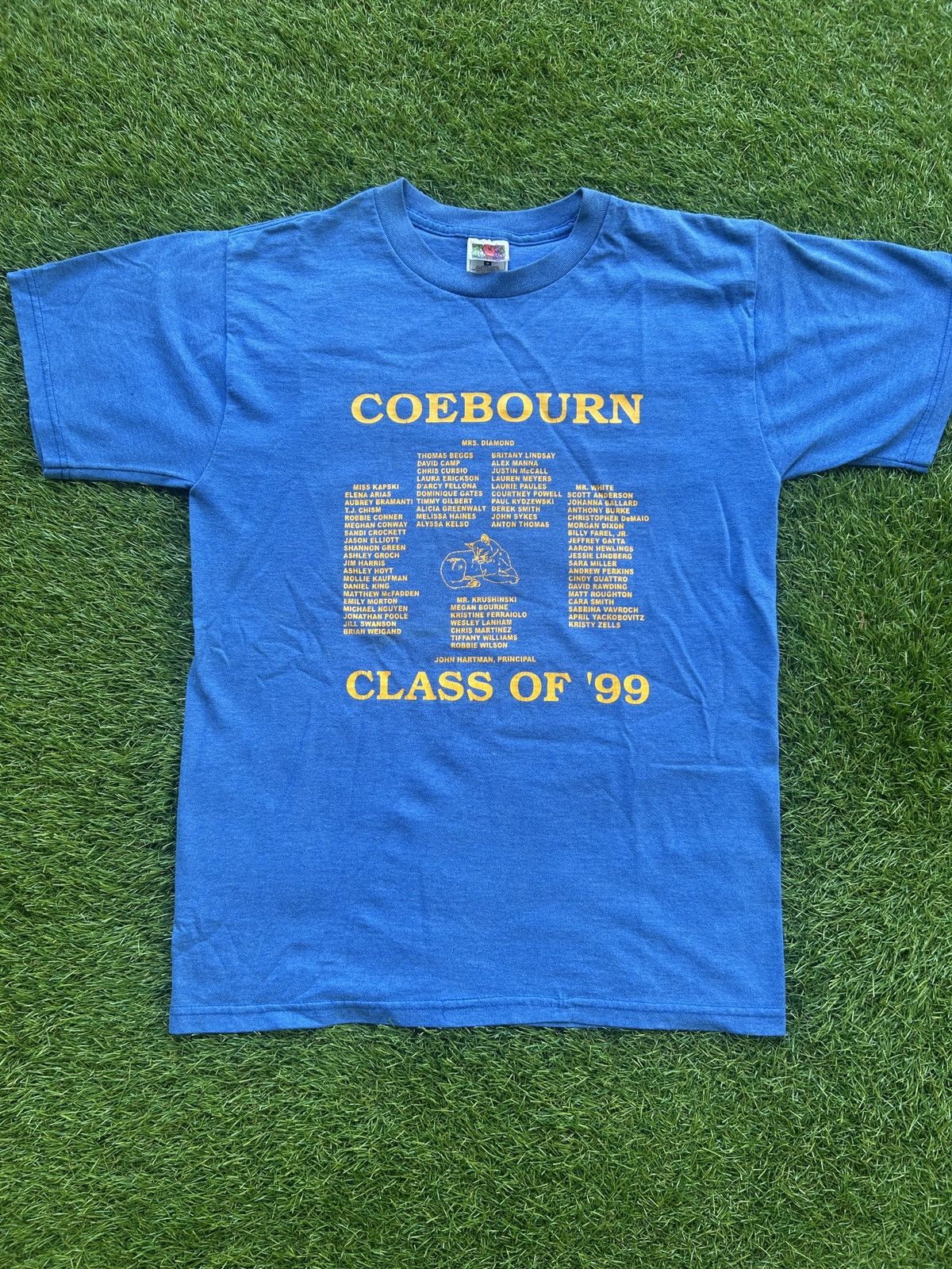 Vintage Vintage 1999 School T Shirt Size US M / EU 48-50 / 2 - 1 Thumbnail