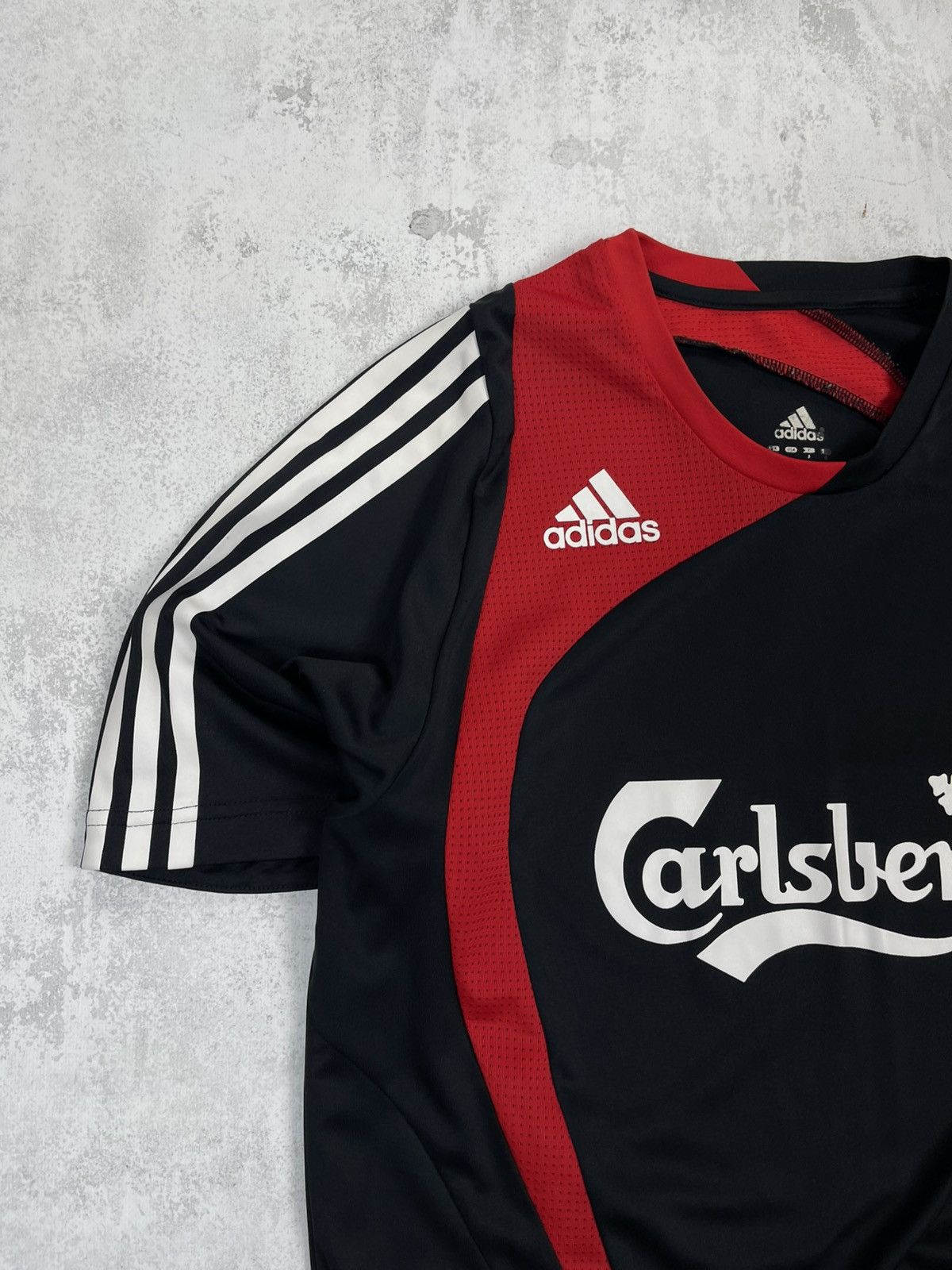 Adidas 2007-08 Liverpool FC Away Formotion Adidas Tech Jersey Size US L / EU 52-54 / 3 - 3 Thumbnail