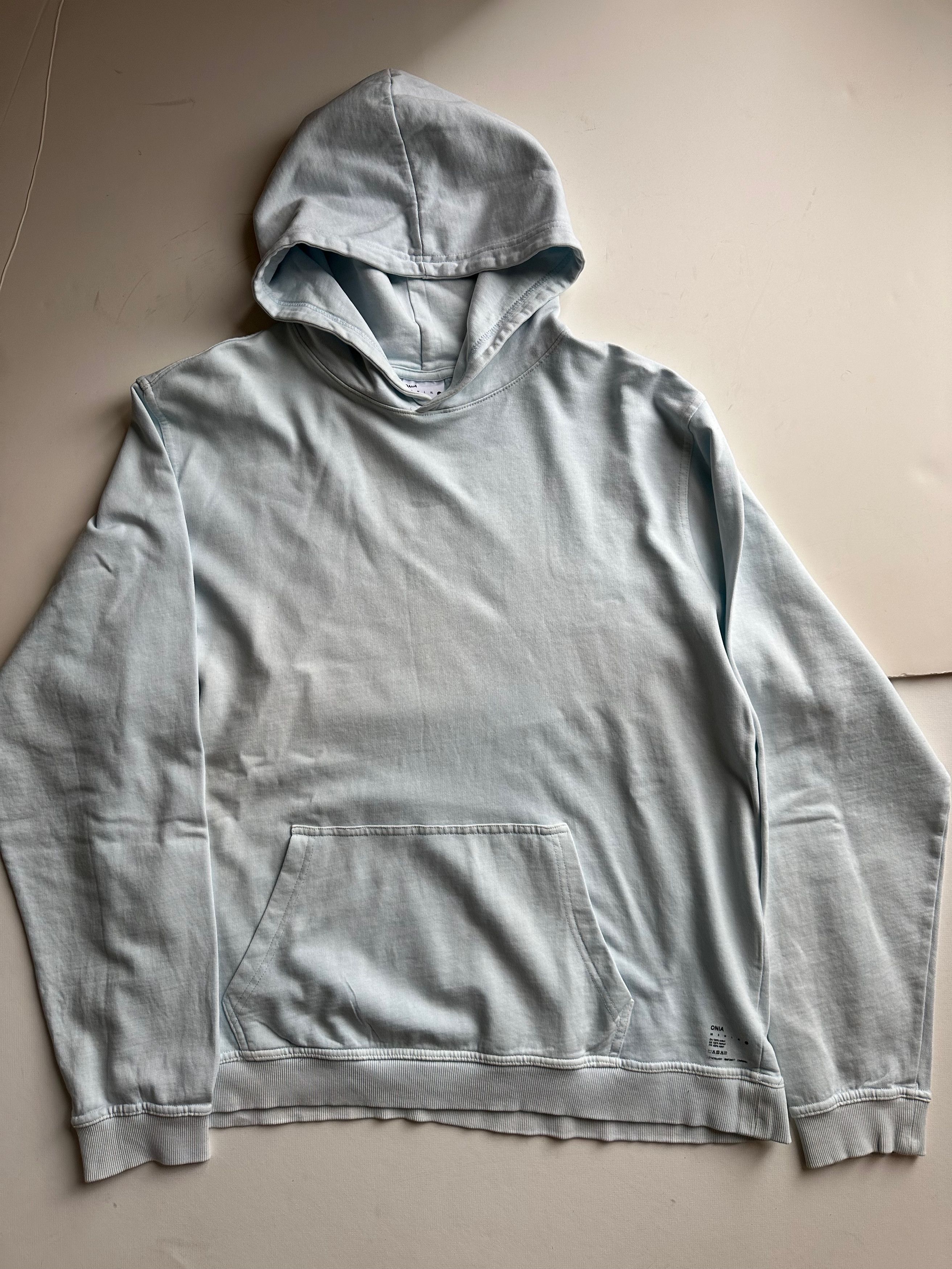 Onia Onia Cotton Jersey Oversize Hoodie - Sky Blue - XXL Size US XXL / EU 58 / 5 - 1 Thumbnail
