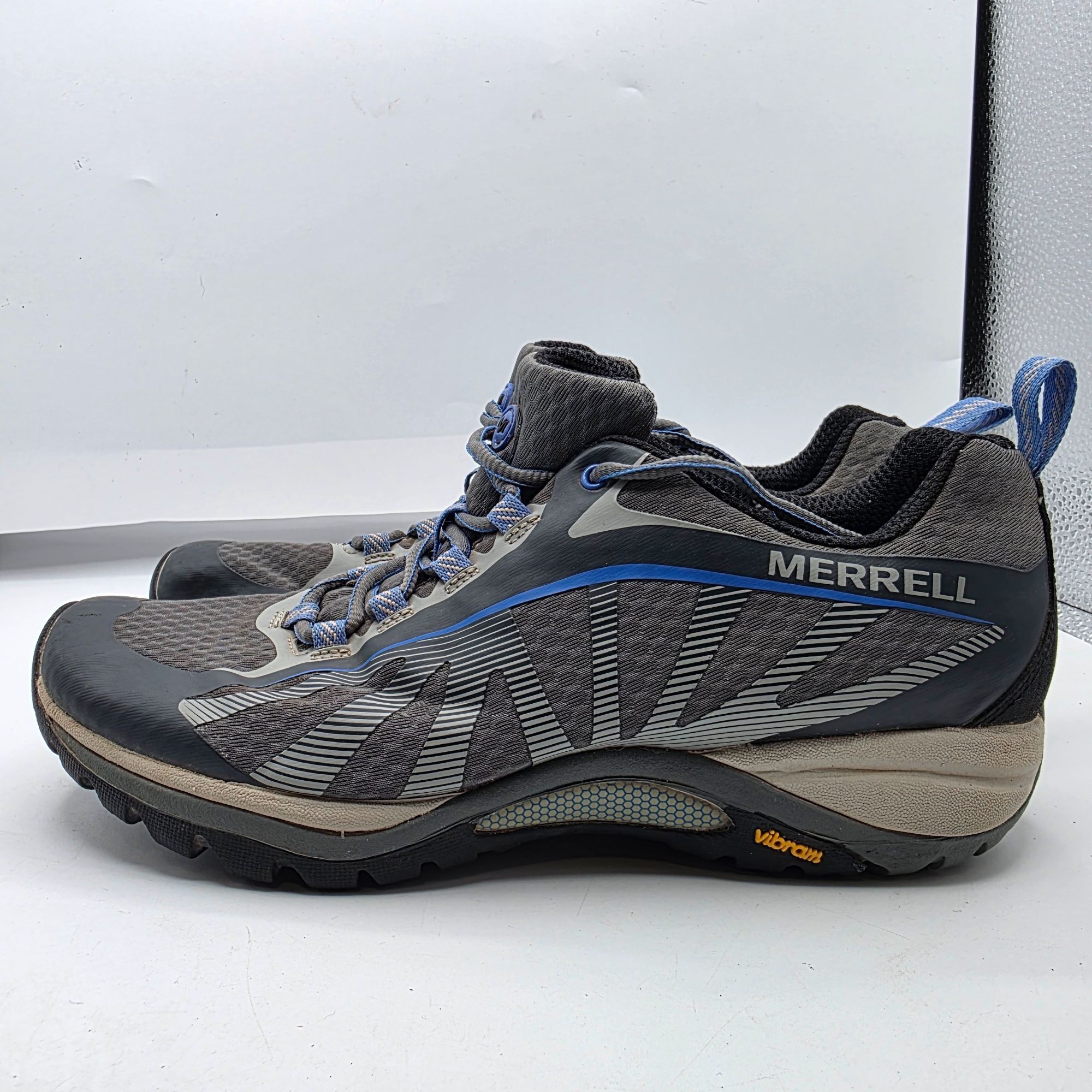 Merrell Merrell Siren Edge Womens Size 8 Gray Blue Hiking Shoes Vibr Size US 8 / IT 38 - 13 Thumbnail