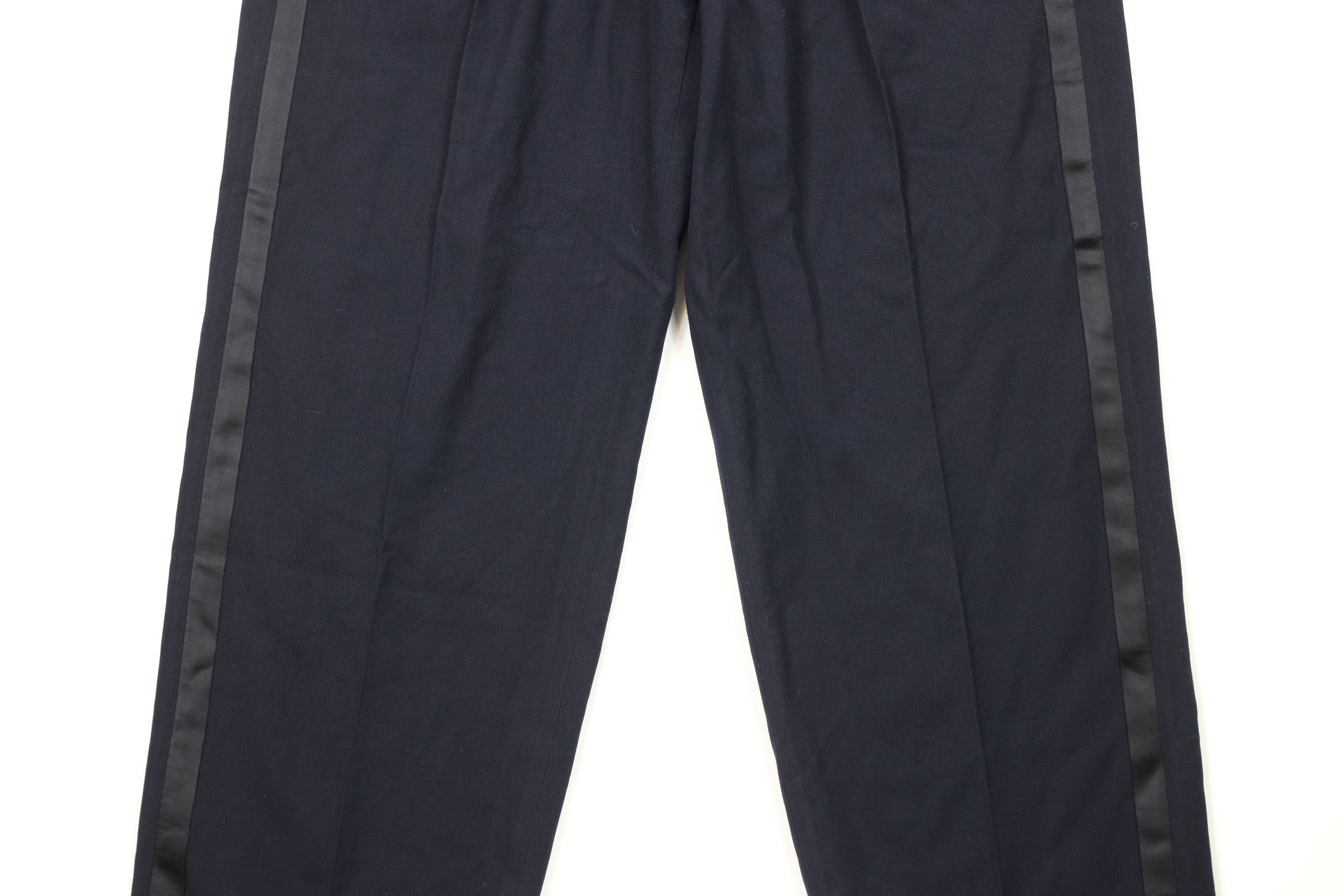 Vintage Vintage 50s Fenn Feinstein Pleated Tuxedo Pants Trousers USA Size US 30 / EU 46 - 3 Thumbnail
