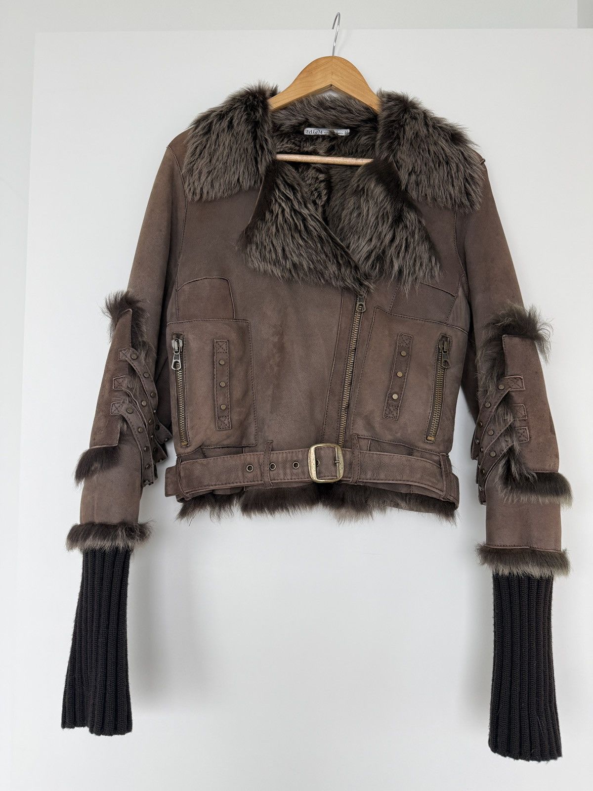 Antonio Berardi 2die4 Antonio Berardi Sheepskin Jacket Size XS / US 0-2 / IT 36-38 - 1 Thumbnail