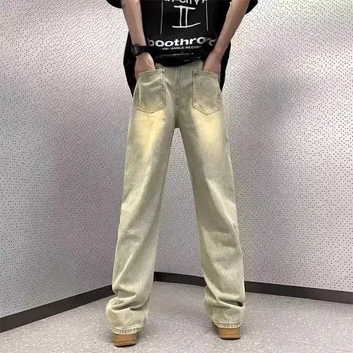 Jean Vintage loose fitting straight leg jeans Size US 34 / EU 50 - 4 Thumbnail