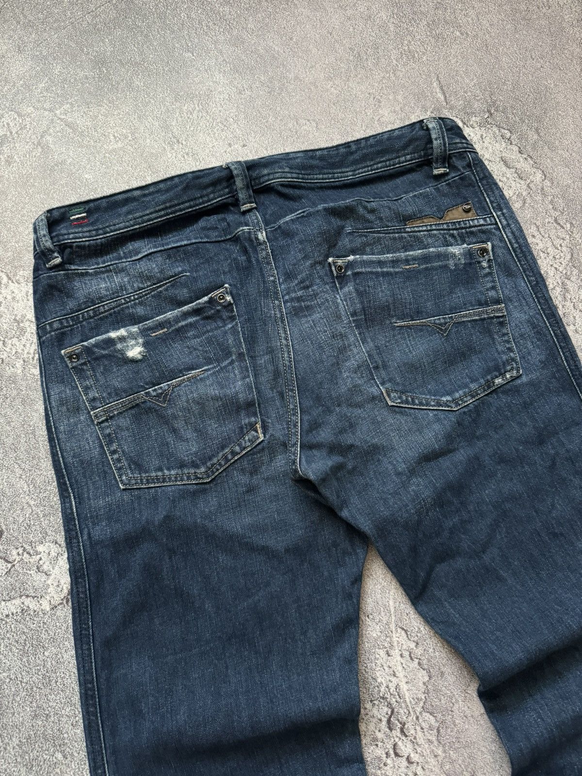 Diesel × Diesel Black Gold Diesel 34/34 denim pant trouser Jean chino distressed Size US 34 / EU 50 - 2 Thumbnail