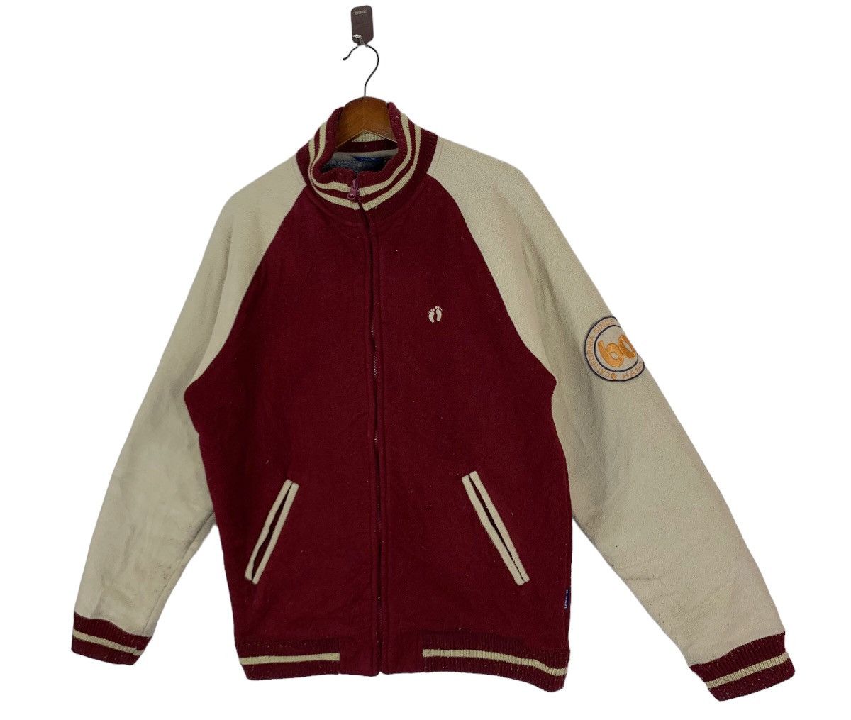 Hang Ten VINTAGE HANG TEN SURFWEAR VARSITY ZIPPER JACKET Size US L / EU 52-54 / 3 - 3 Thumbnail