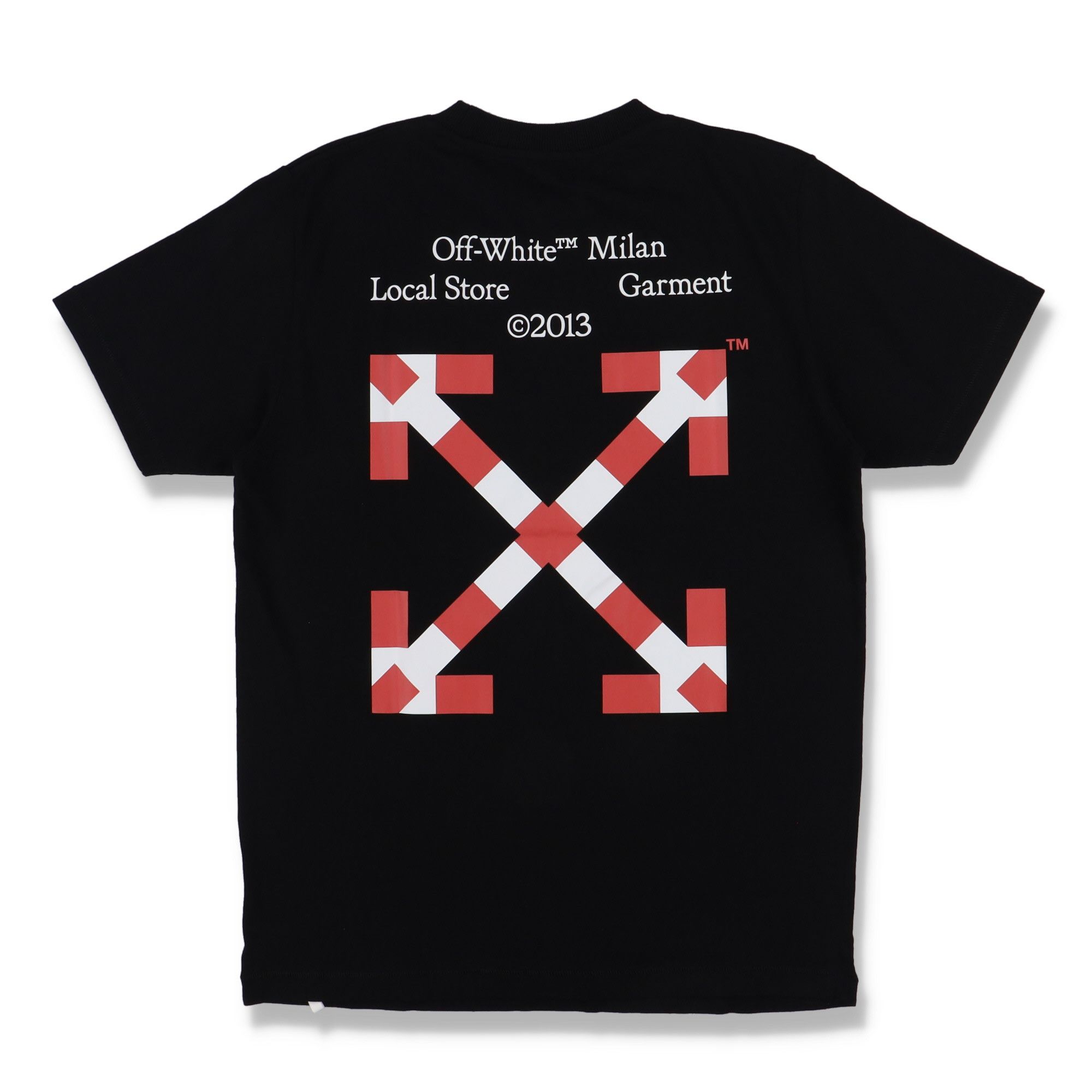 Off-White Black Milan Exclusive Arrows T-Shirt Size XS / US 0-2 / IT 36-38 - 1 Thumbnail