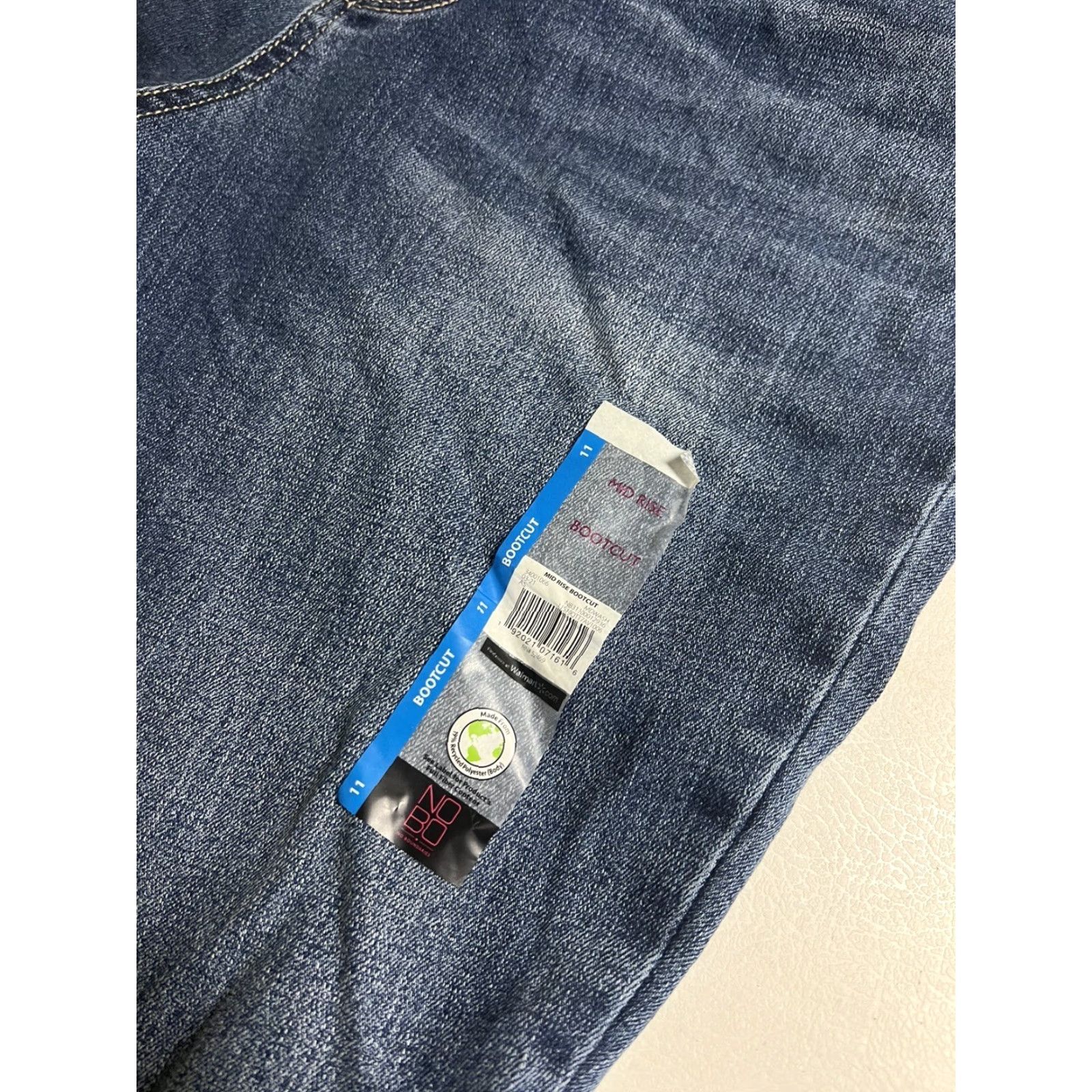 Vintage New No Boundaries Women’s Jeans Blue Bootcut Size 11 Stretch NWT Size 32" / US 10 / IT 46 - 5 Thumbnail