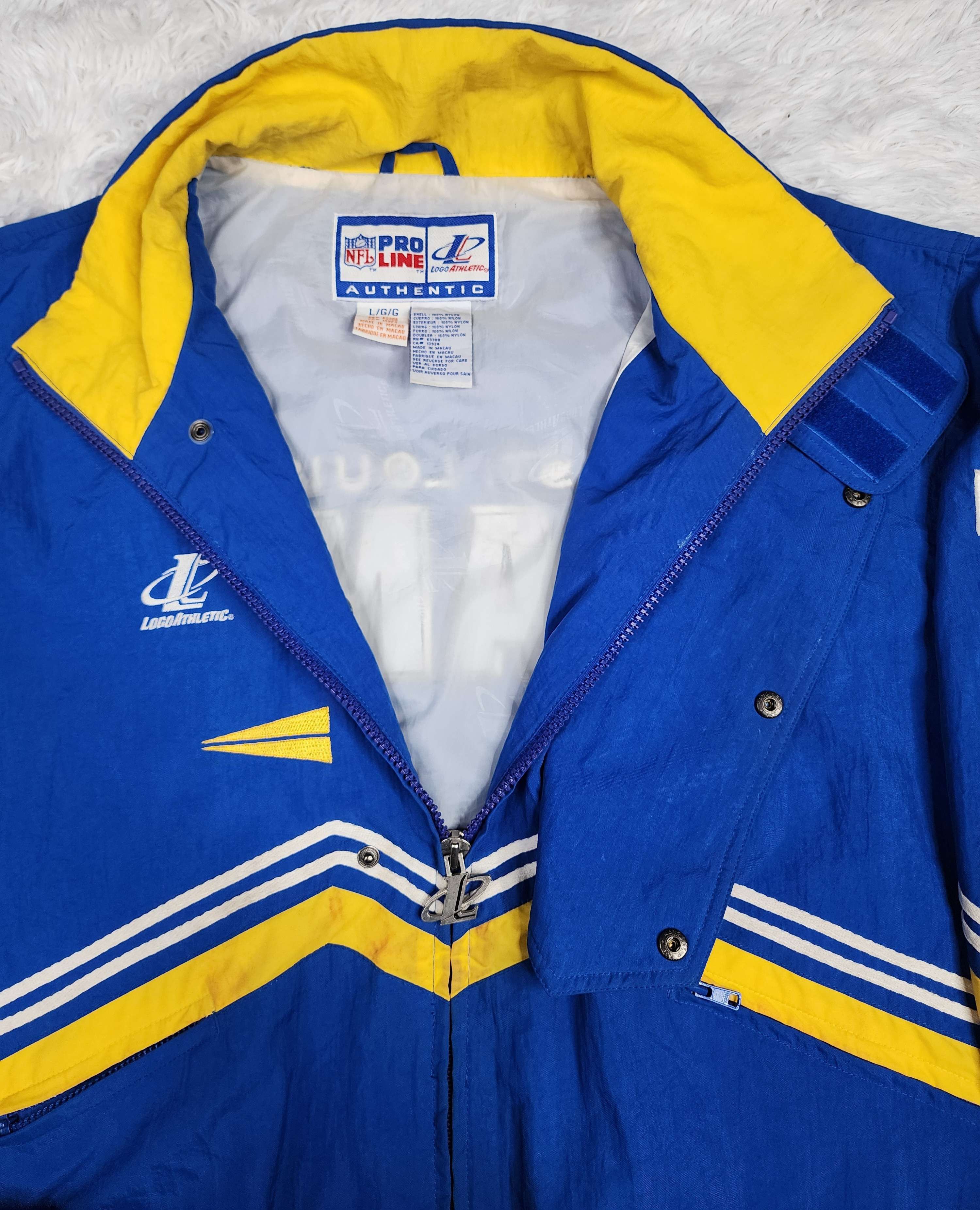 Logo Athletic Vintage St. Louis Rams Logo Athletic windbreaker jacket Size US L / EU 52-54 / 3 - 6 Thumbnail