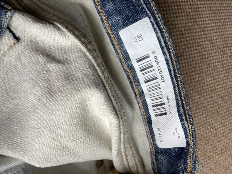 Our Legacy our legacyFw22 jeans 2505-Nextarrow Size US 30 / EU 46 - 7 Thumbnail