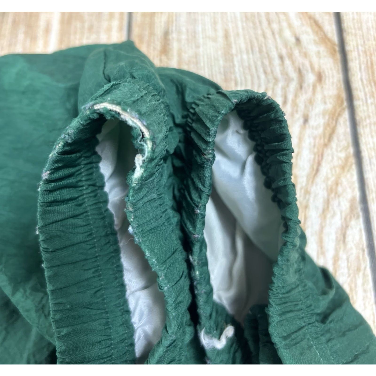 Reebok VINTAGE 90s Reebok Windbreaker Jogger Track Pants Green Size L Mens Size US 33 - 3 Thumbnail