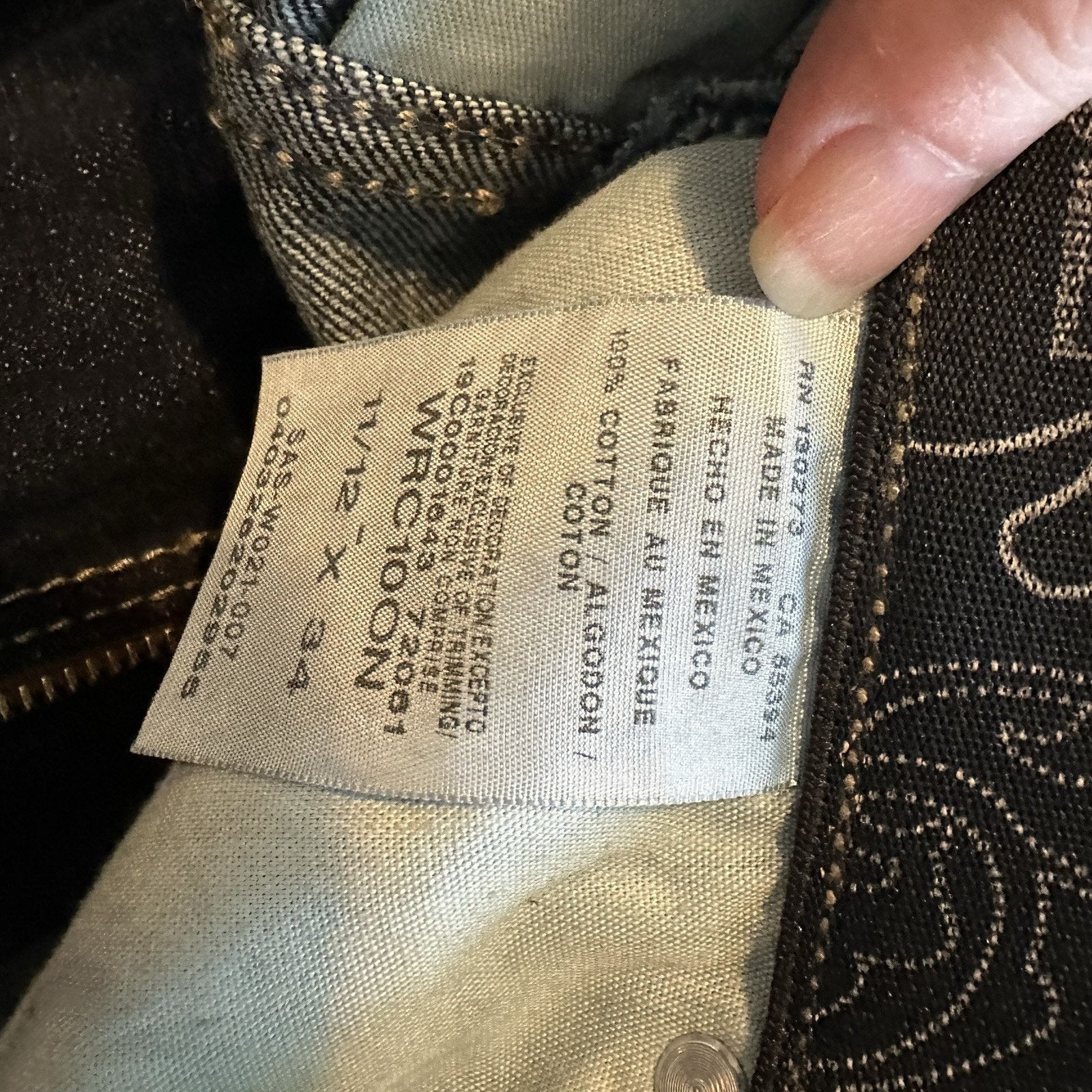 Wrangler Wrangler Cash Women’s No Gap Jeans 11/12 x 34 Dark Wash NWT Size 34" / US 12 / IT 48 - 10 Thumbnail