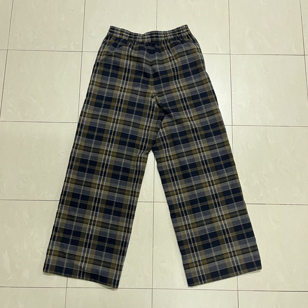 Designer × GU × Japanese Brand GU Checkered Baggy Pants/Trouser Size 27" / US 4 / IT 40 - 7 Thumbnail