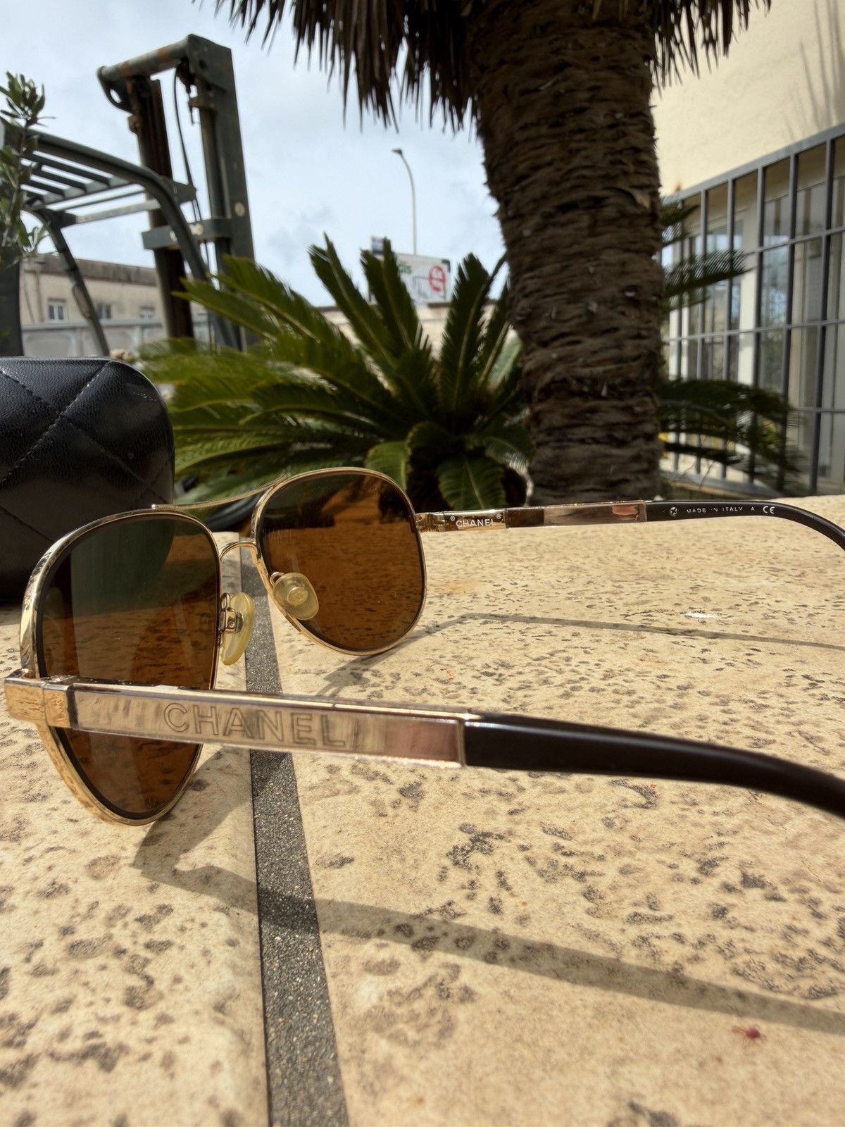 Chanel Chanel Sunglasses Collection Miroir Gold Vintage Size ONE SIZE - 4 Thumbnail