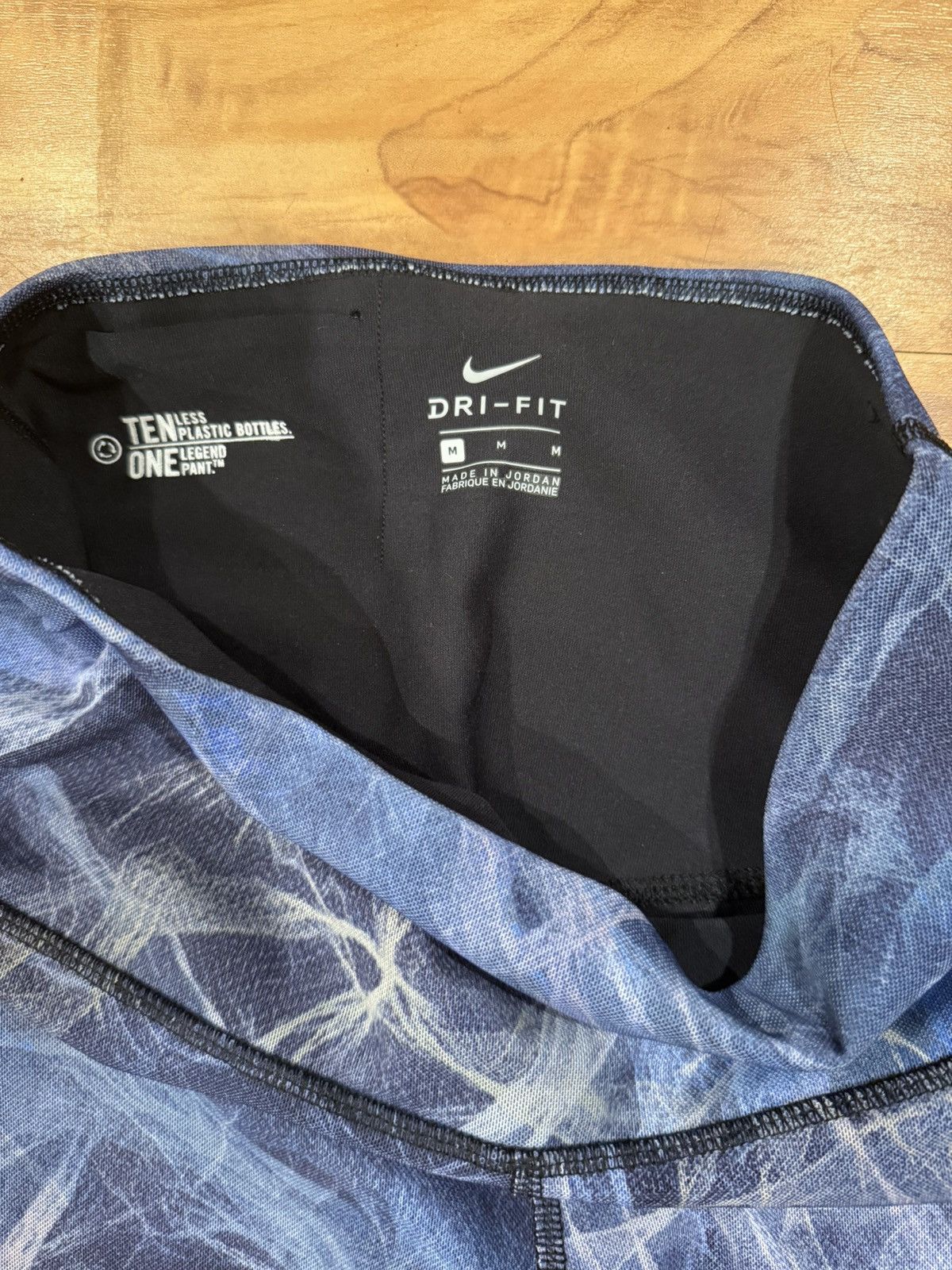 Nike Nike Dri-Fit Legend Pants - Blue Abstract Print, Size Medium Size 30" / US 8 / IT 44 - 3 Thumbnail