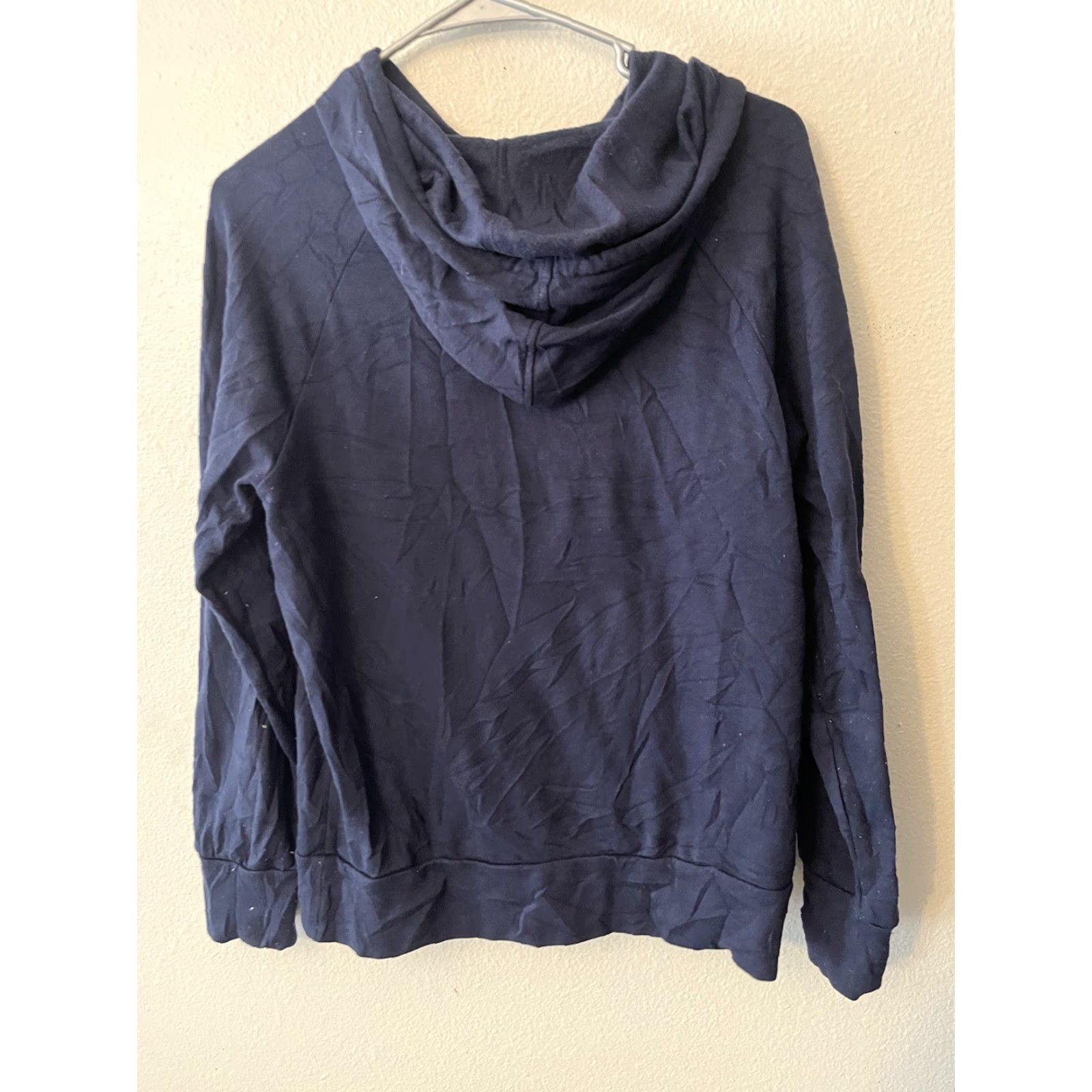 Eddie Bauer Eddie Bauer Pullover Hoodie Sweatshirt Women's Size S Navy Blue Hooded Pullover Size S / US 4 / IT 40 - 2 Thumbnail