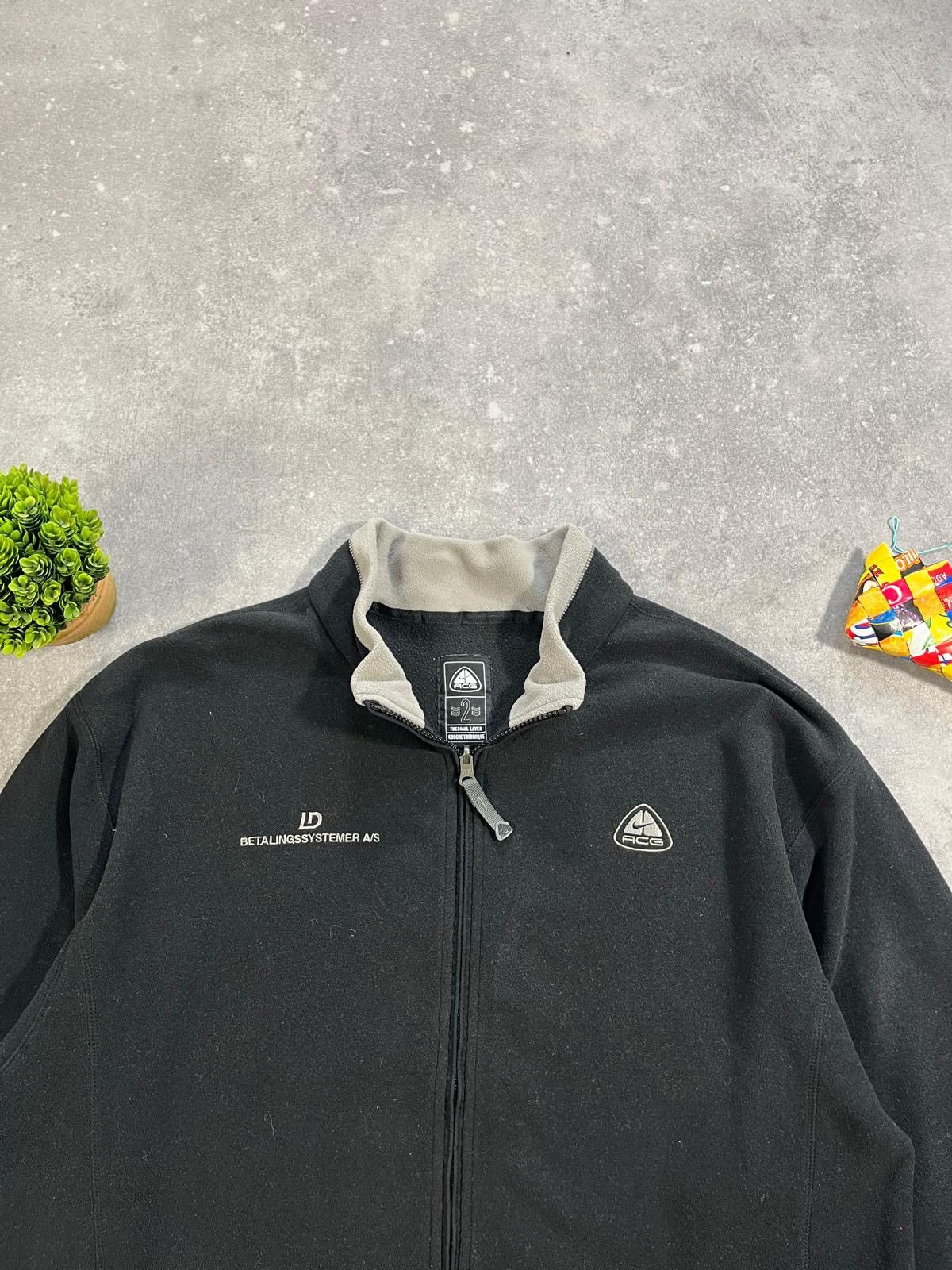 Nike ACG × Vintage Vintage Nike ACG Fleece Outdoor Streetwear Trekking Size US XL / EU 56 / 4 - 4 Thumbnail
