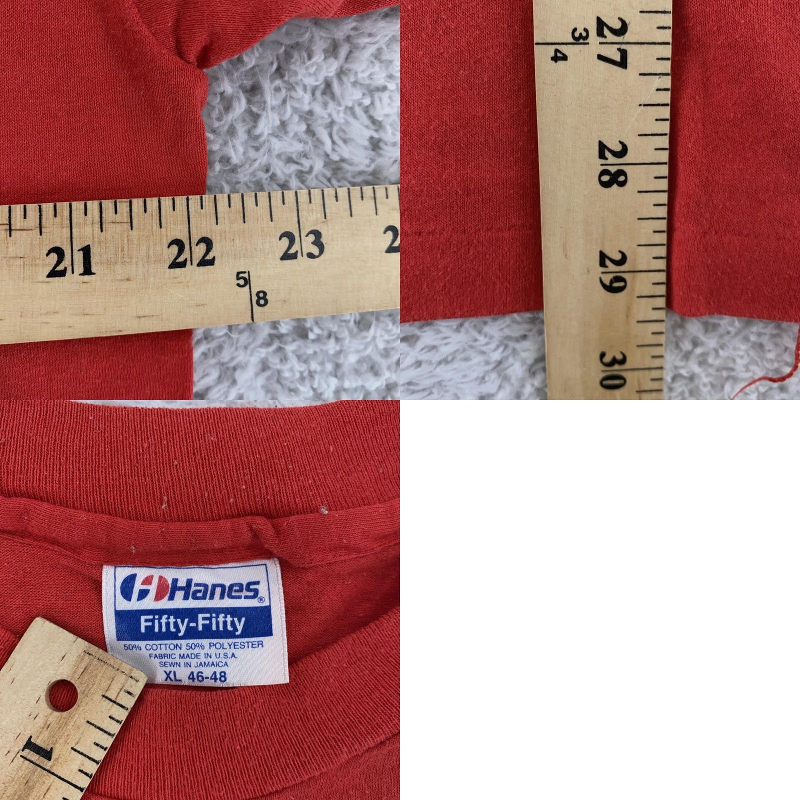 Hanes VINTAGE Rosie O'Grady's Blind Pig Saloon Shirt Mens L/XL Boston Bar Tee Hanes Red Short Sleeve Graphic Print Double-Sided 80s Size US L / EU 52-54 / 3 - 8 Thumbnail