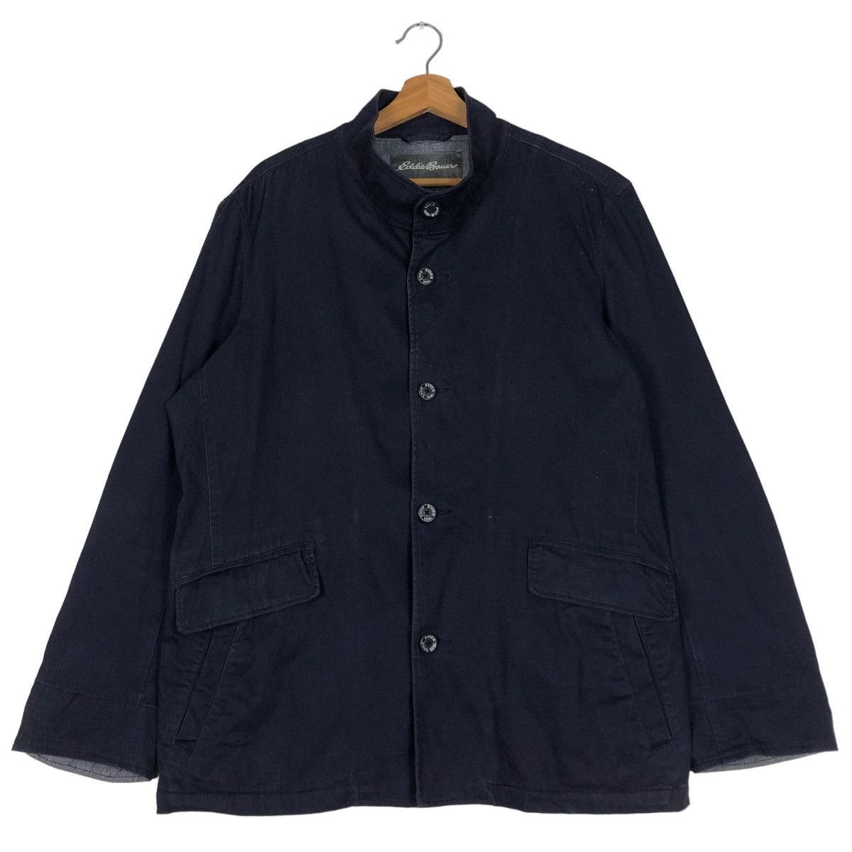 Japanese Brand 🔥Vtg Chore Work Jacket Eddie Bauer Inspire Issey Miyake Size US L / EU 52-54 / 3 - 1 Thumbnail