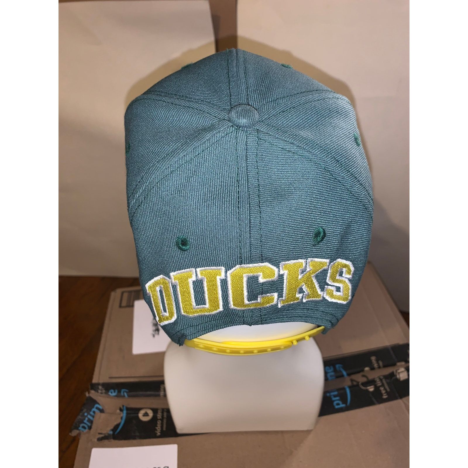 NCAA Oregon Ducks Nike True Hat Green Yellow Big O Snapback Cap Size ONE SIZE - 3 Thumbnail