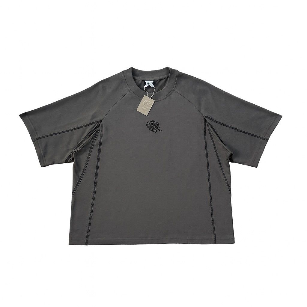 Mertra Mertra Charcoal Cross Point Tee Size US M / EU 48-50 / 2 - 2 Thumbnail
